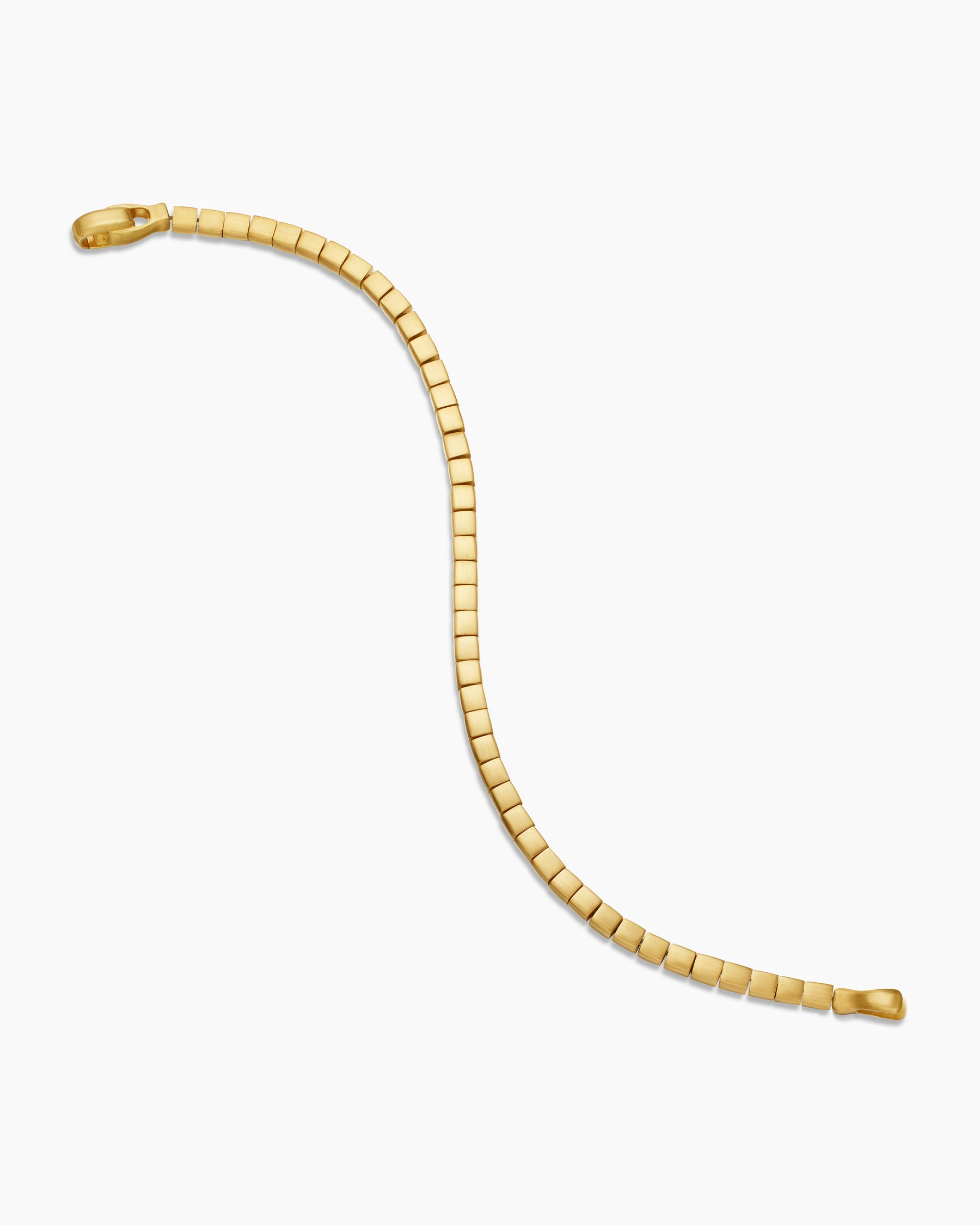 Spiritual Beads Cushion Bracelet in 18K Yellow Gold, 4mm - Image 4