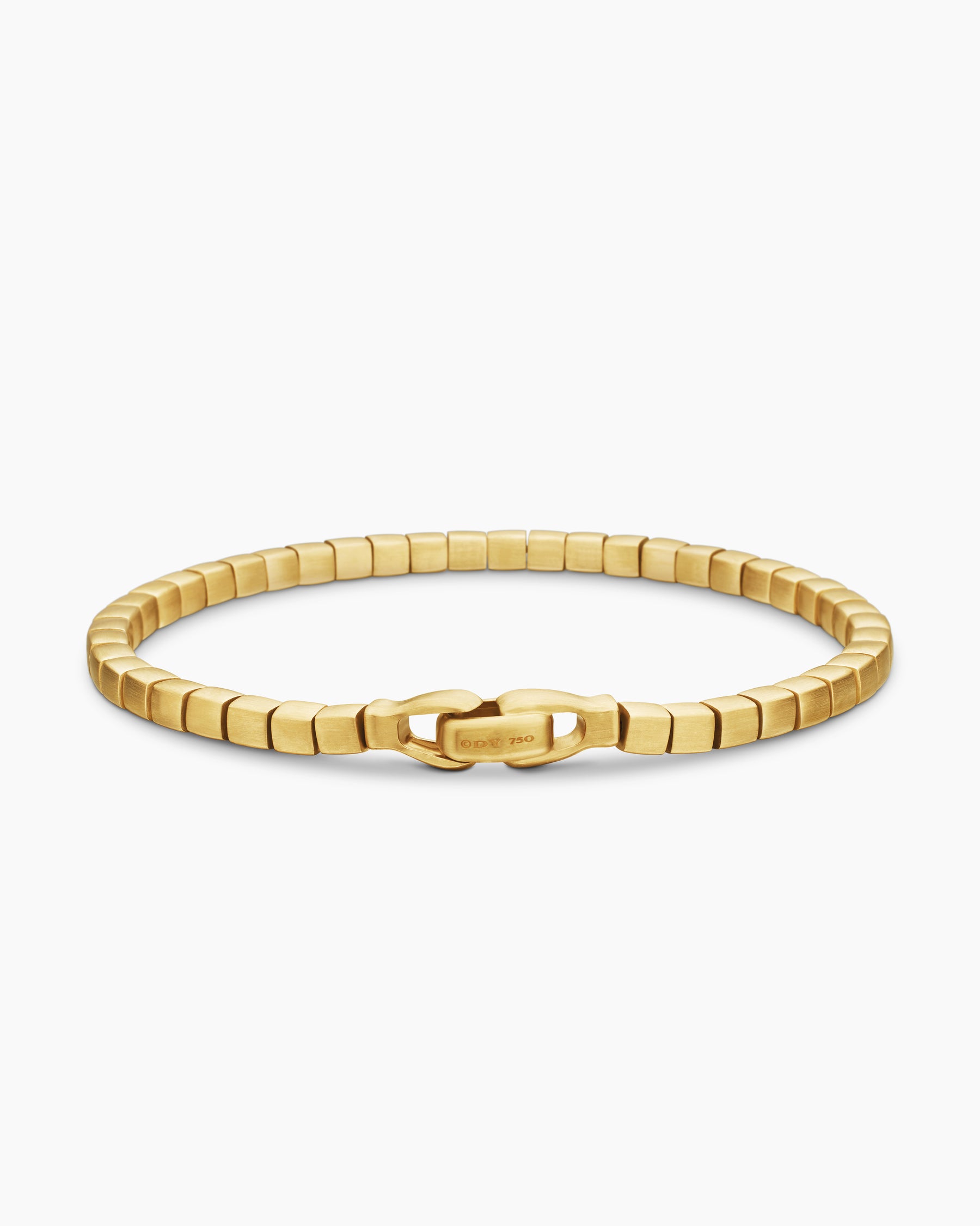 Spiritual Beads Cushion Bracelet in 18K Yellow Gold, 4mm - Image 5