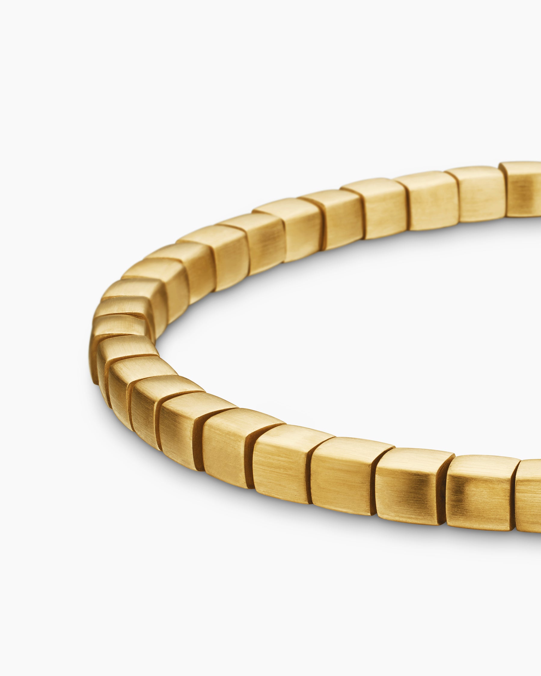 Spiritual Beads Cushion Bracelet in 18K Yellow Gold, 4mm - Image 7
