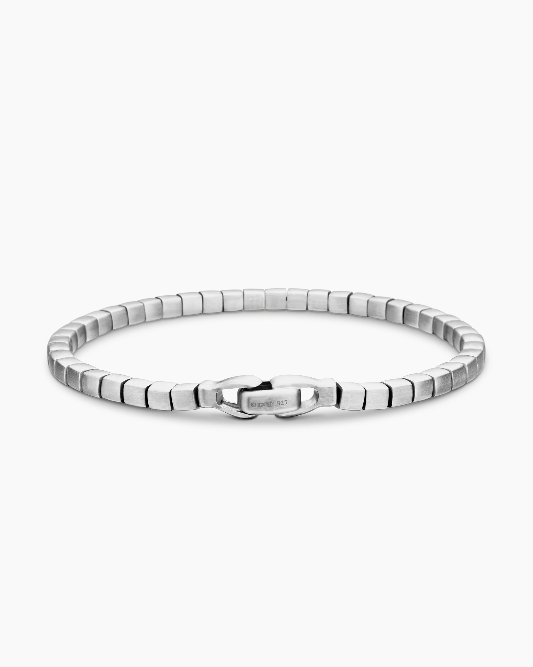 Spiritual Beads Cushion Bracelet in Sterling Silver, 4mm - Image 5