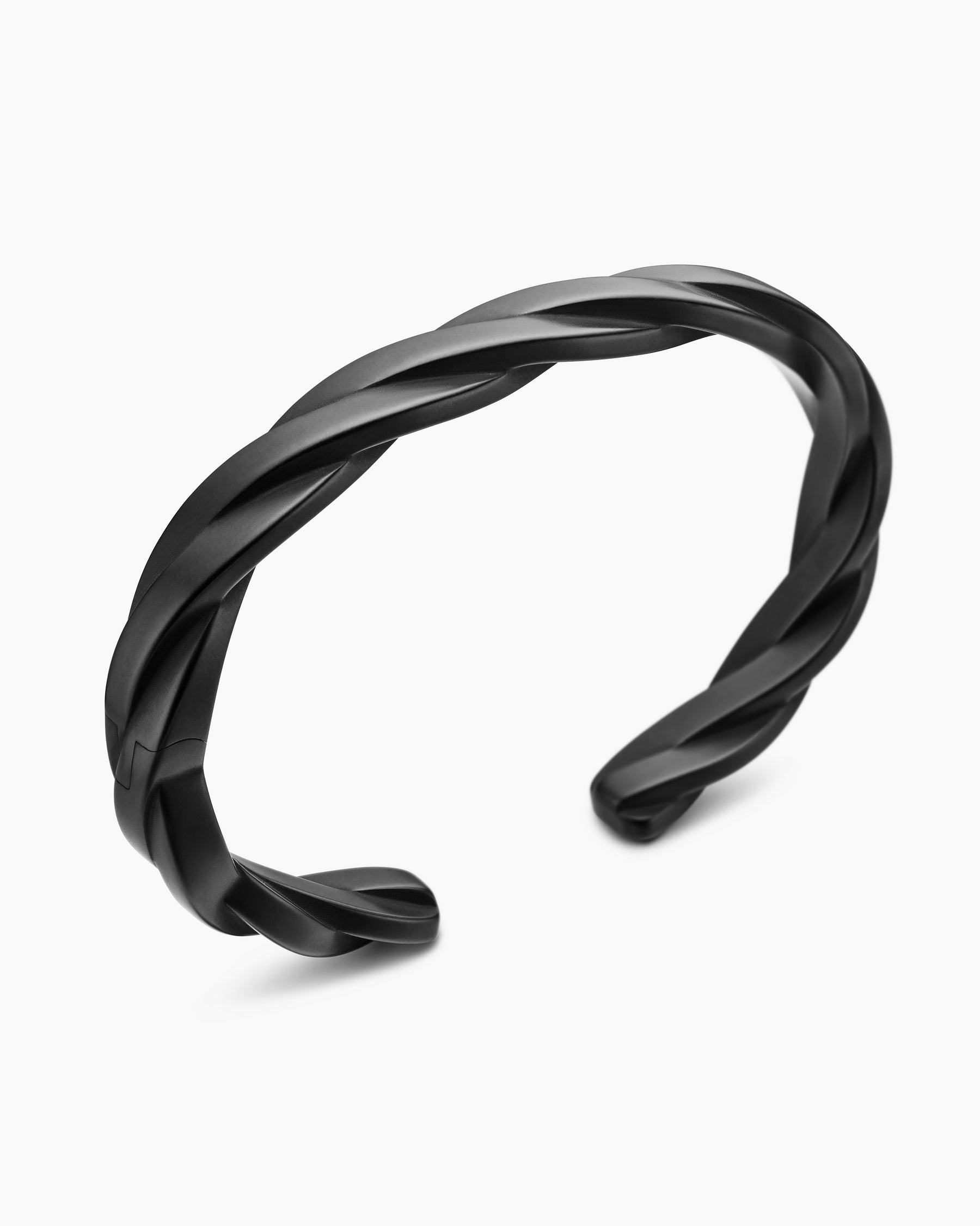 DY Helios Cuff Bracelet in Black Titanium, 9mm - Image 3