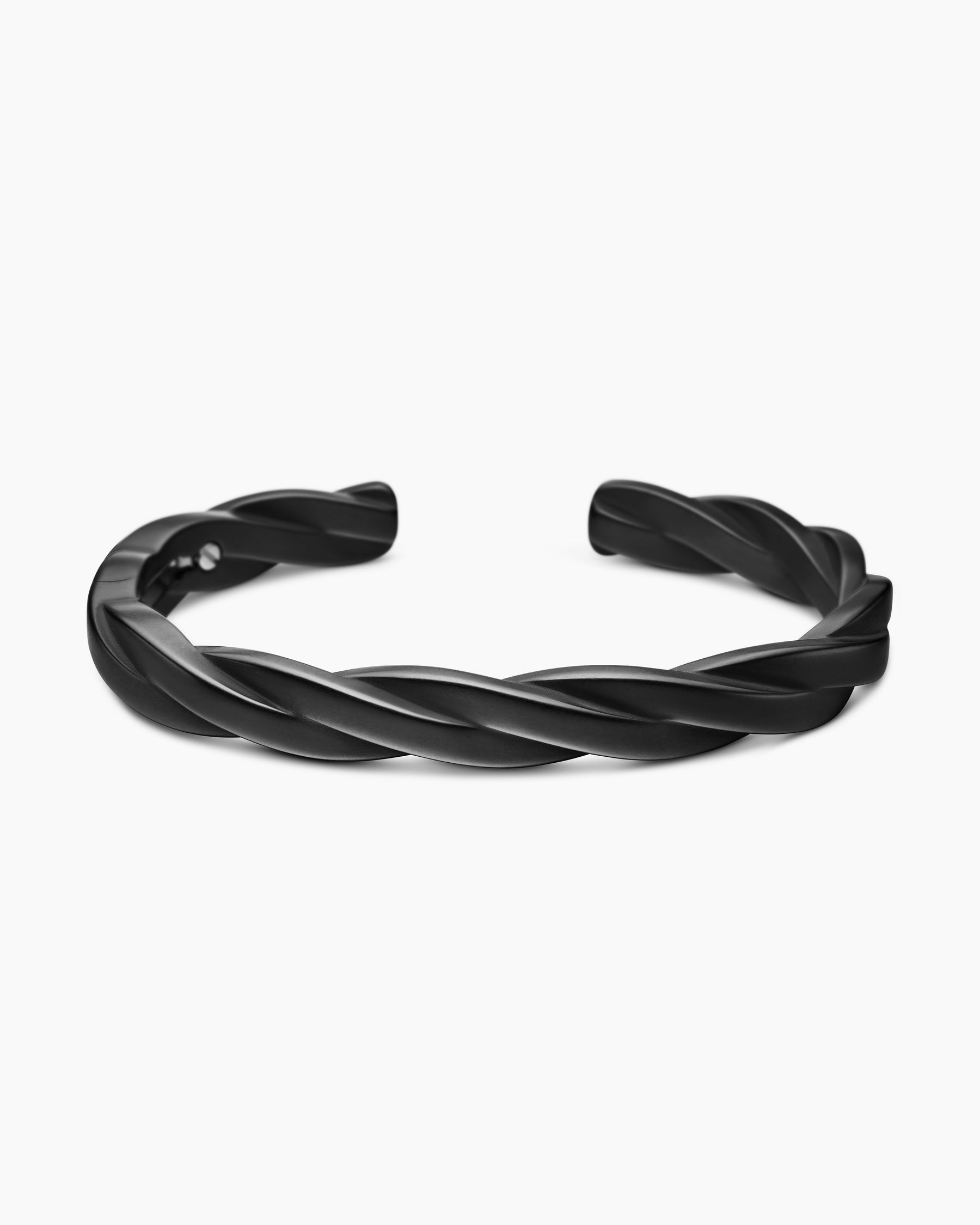 DY Helios Cuff Bracelet in Black Titanium, 9mm - Image 4