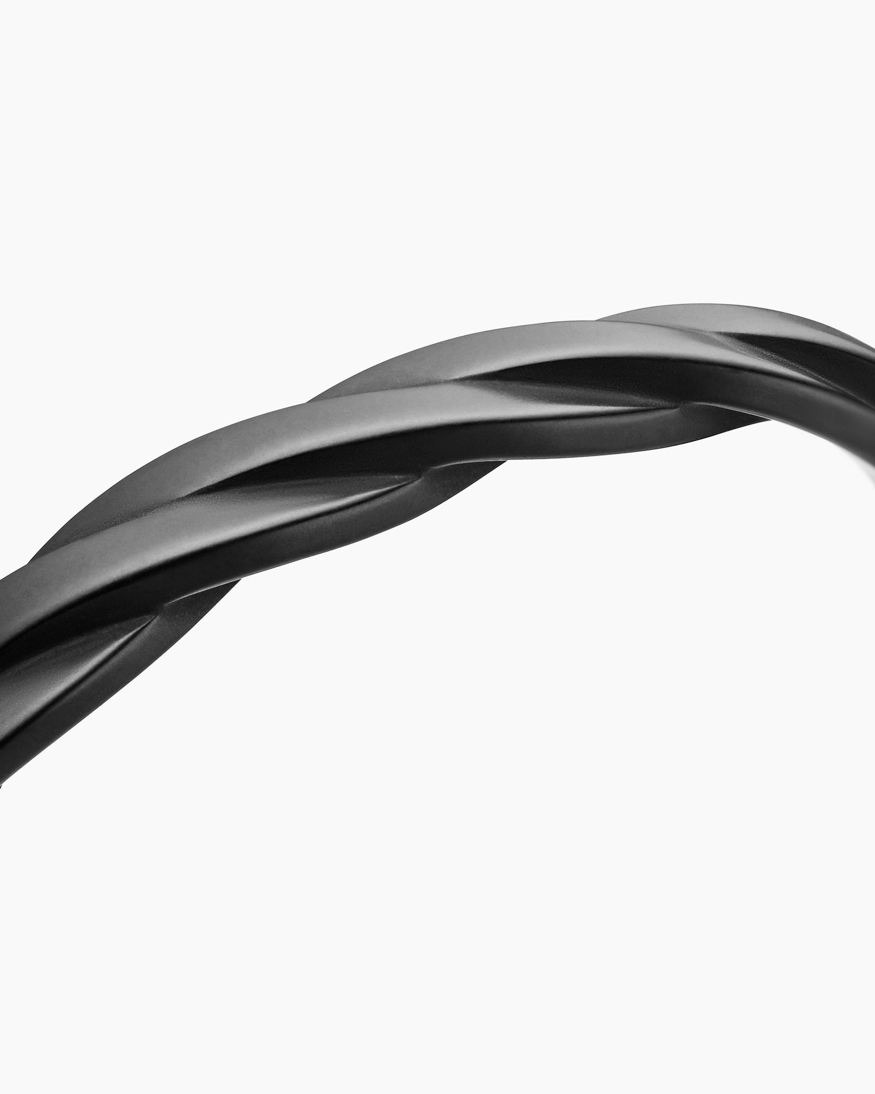 DY Helios Cuff Bracelet in Black Titanium, 9mm - Image 5