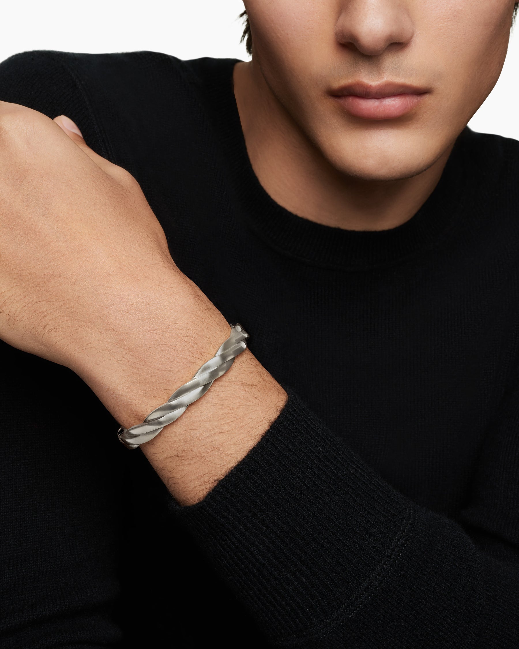 DY Helios Cuff Bracelet in Sterling Silver, 9mm - Image 6