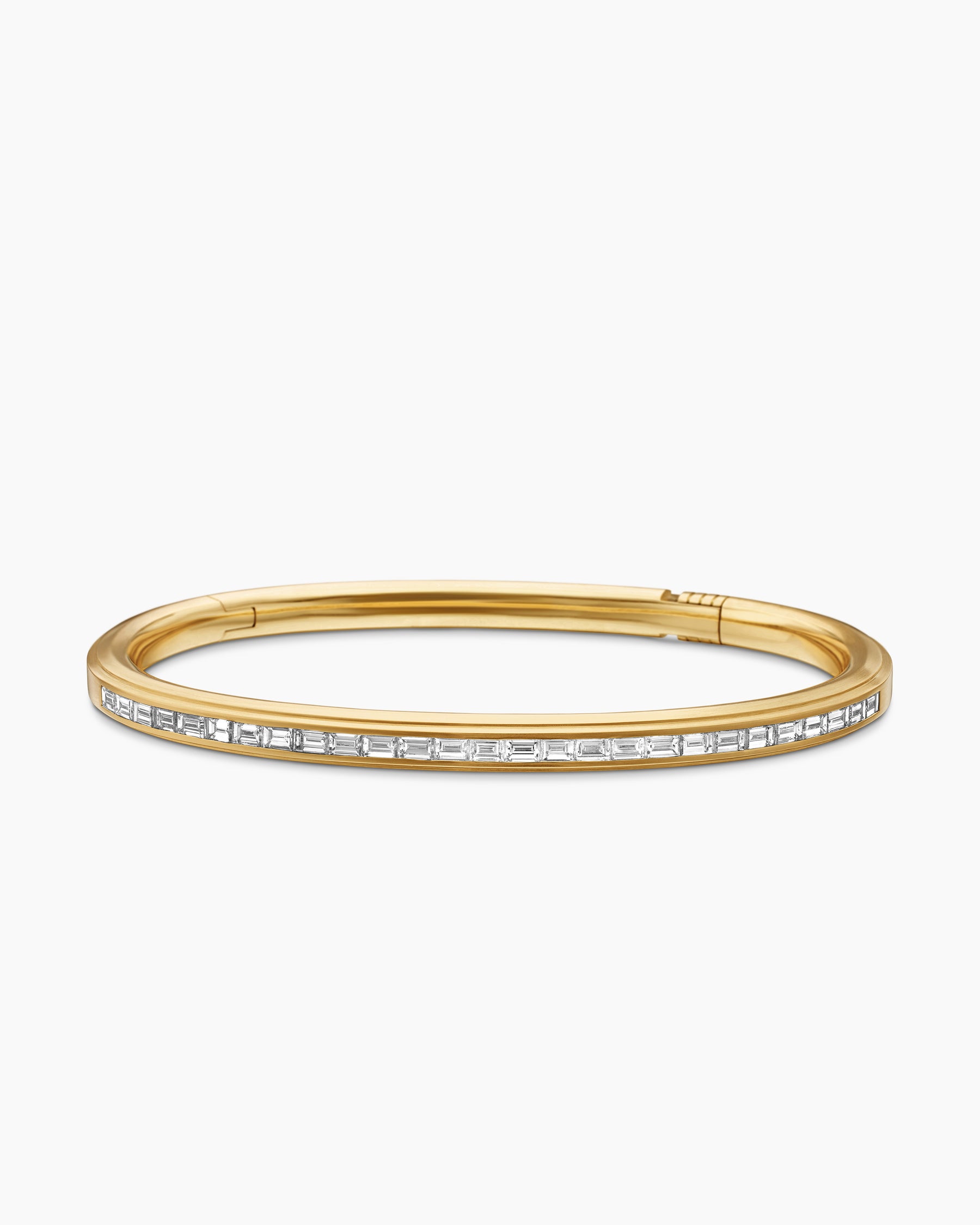 Streamline Bracelet in 18K Yellow Gold with Diamonds, 4.4mm - Image 4