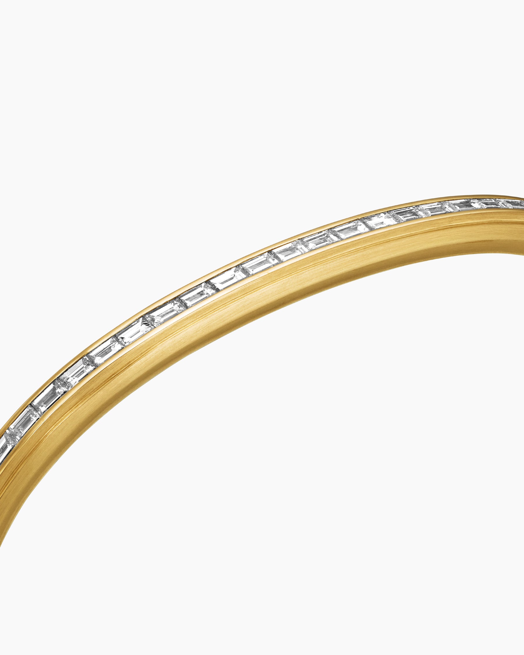 Streamline Bracelet in 18K Yellow Gold with Diamonds, 4.4mm - Image 5