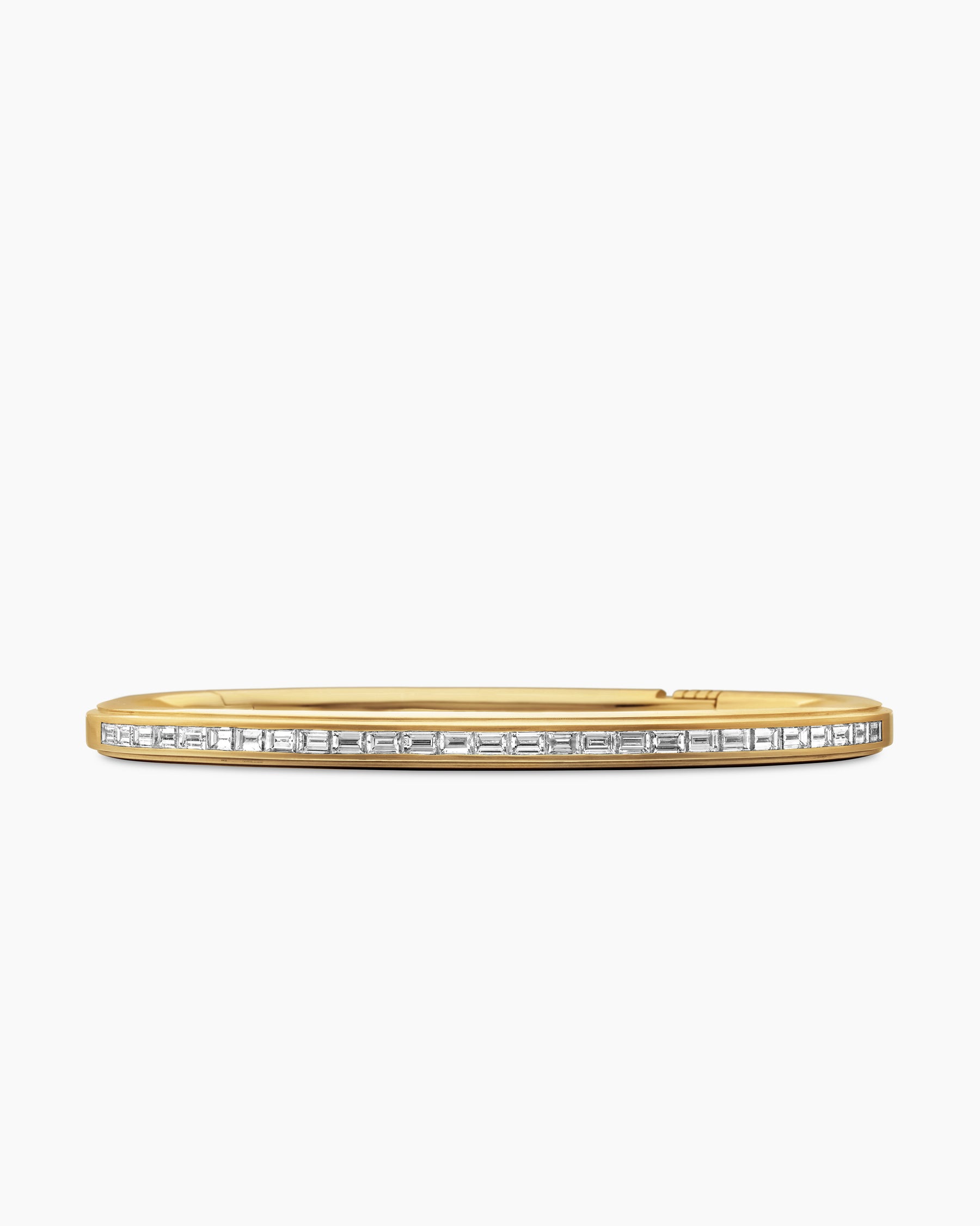 Streamline Bracelet in 18K Yellow Gold with Diamonds, 4.4mm