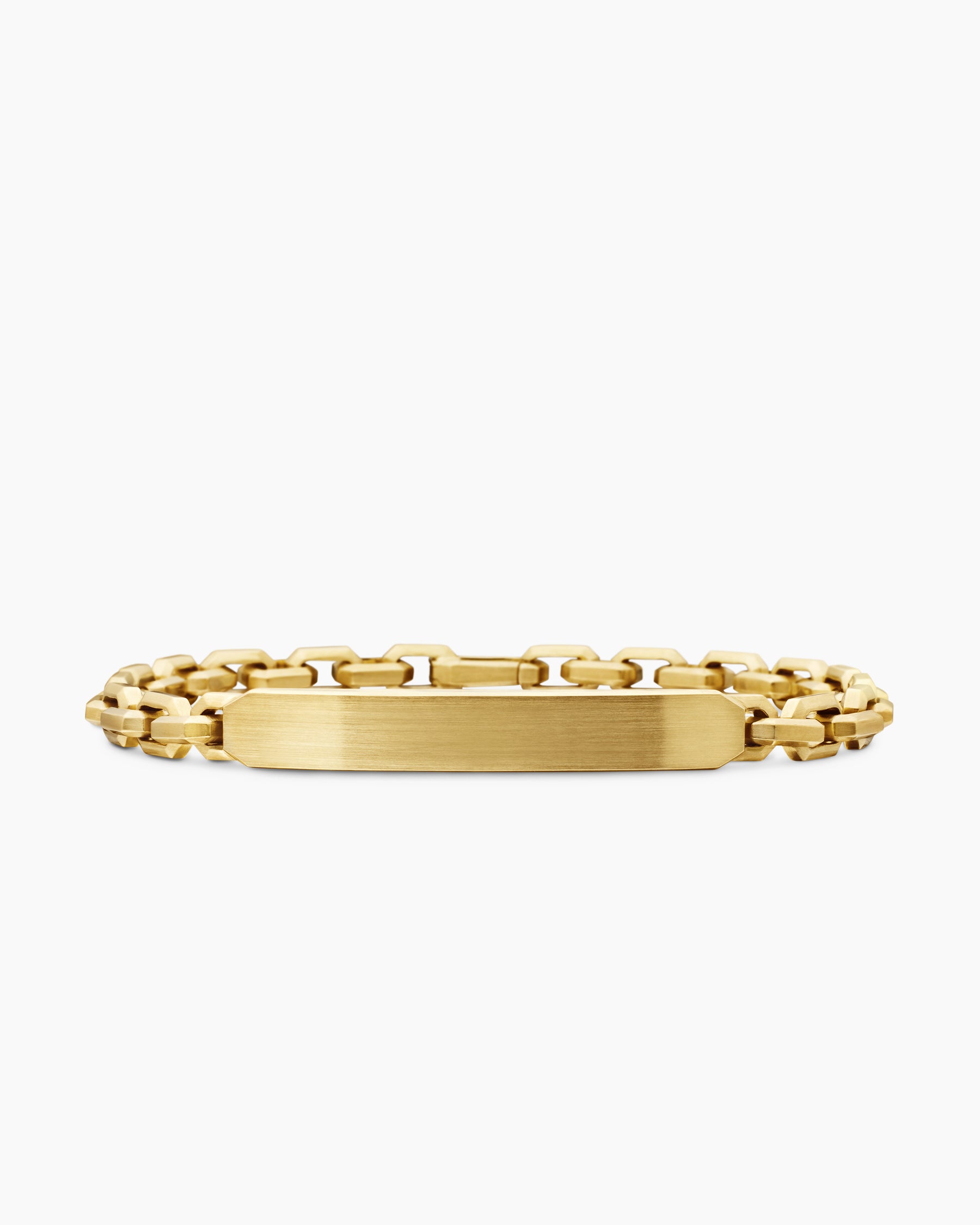 Streamline ID Bracelet in 18K Yellow Gold, 6.8mm