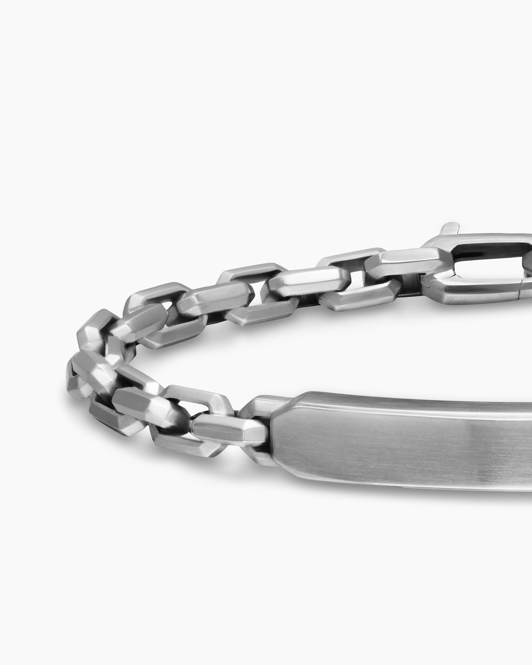Streamline ID Bracelet in Sterling Silver, 6.8mm - Image 6