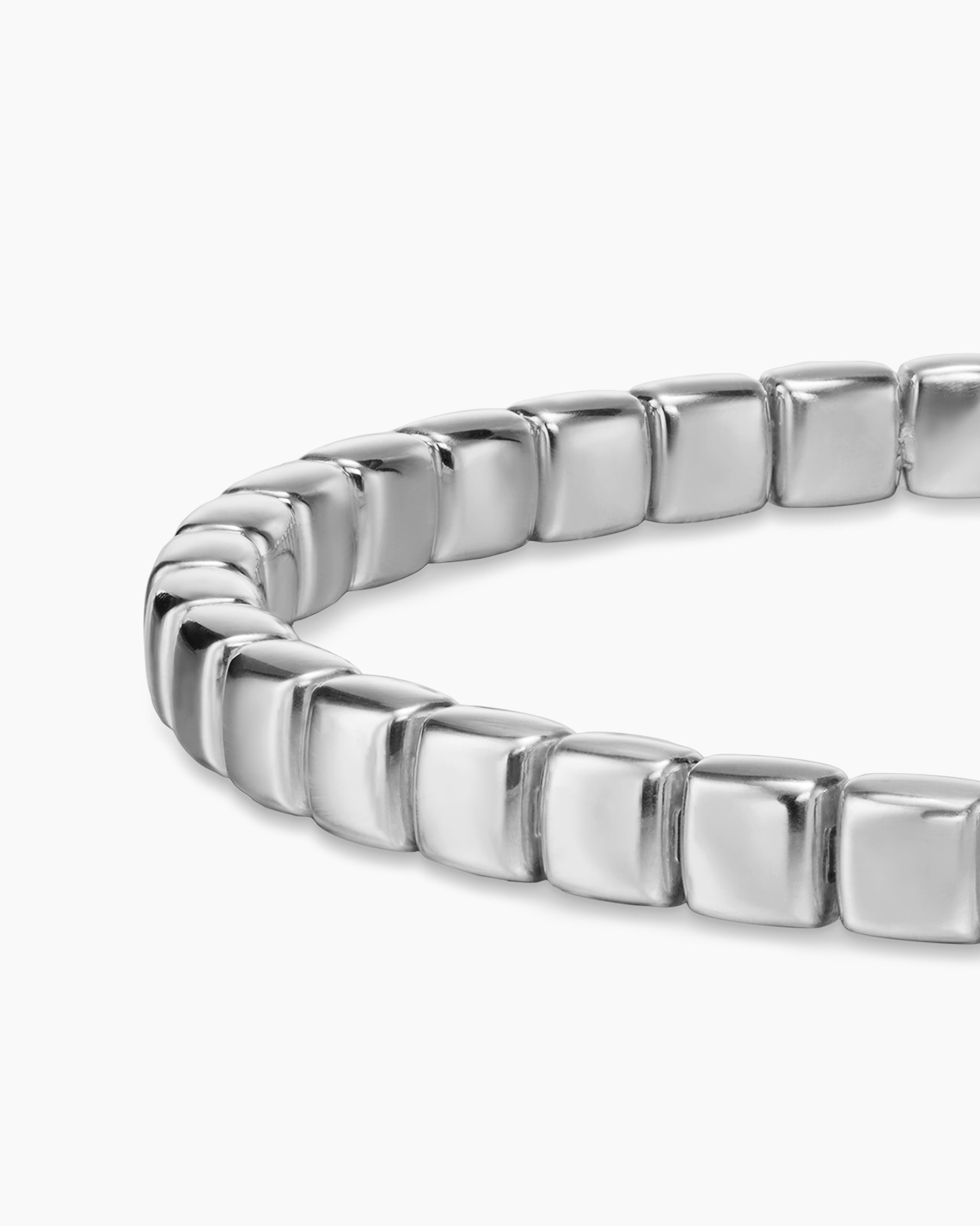 Spiritual Beads Tile Bracelet in 18K White Gold, 4.7mm - Image 5