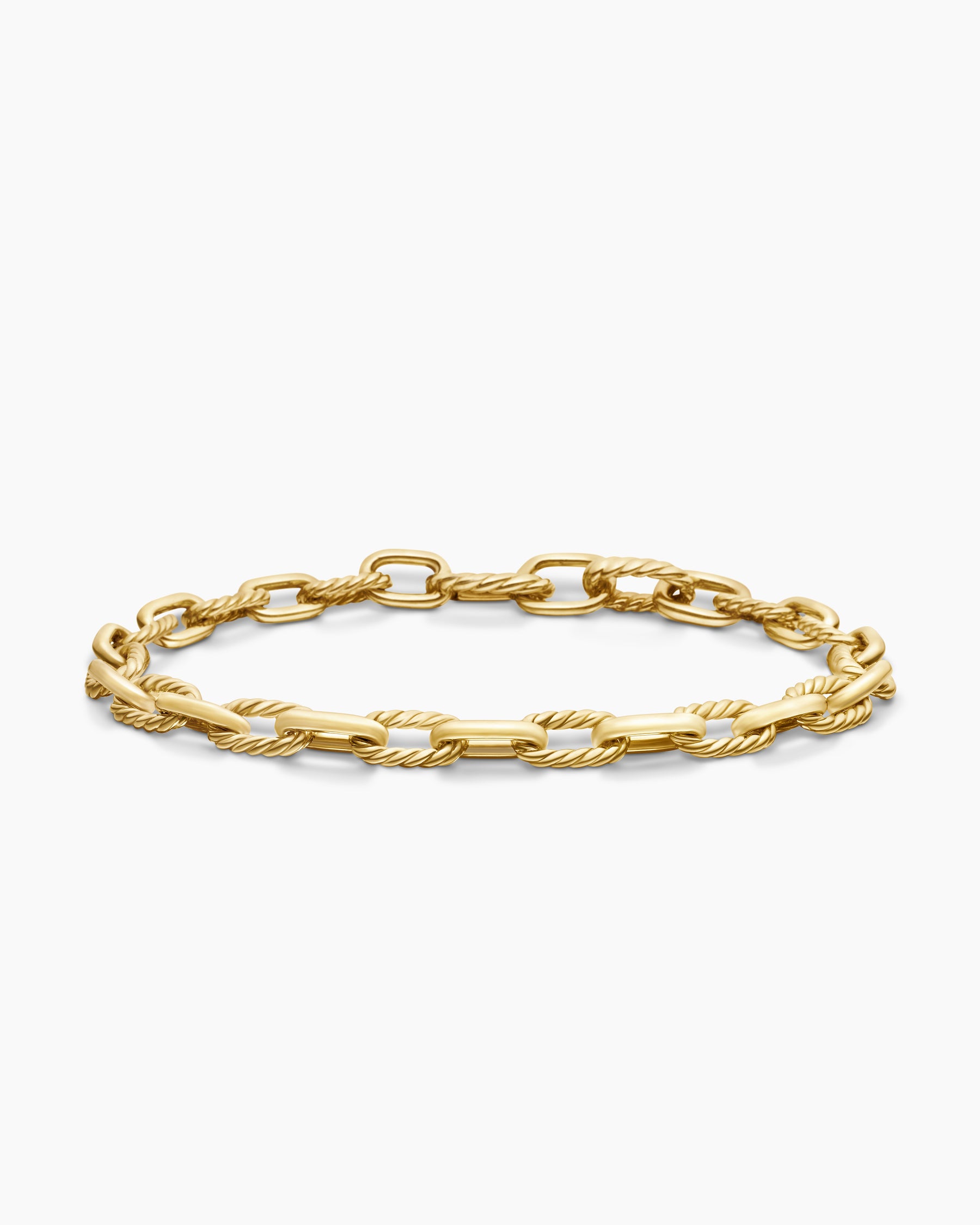 DY Madison Chain Bracelet in 18K Yellow Gold, 6mm