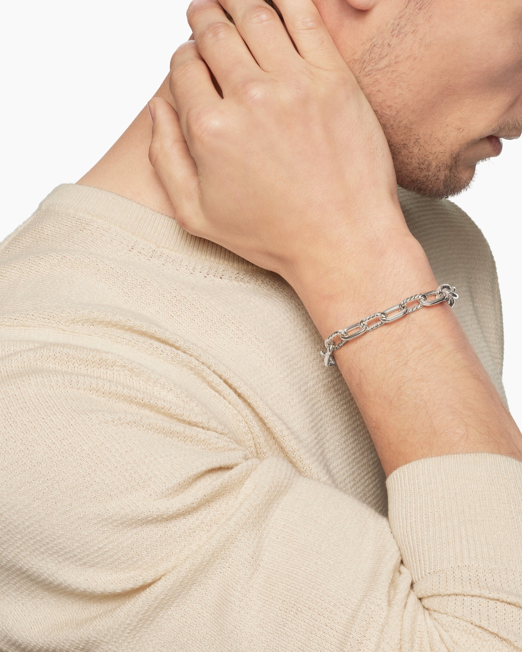 DY Madison Chain Bracelet in Sterling Silver, 8.5mm - Image 8