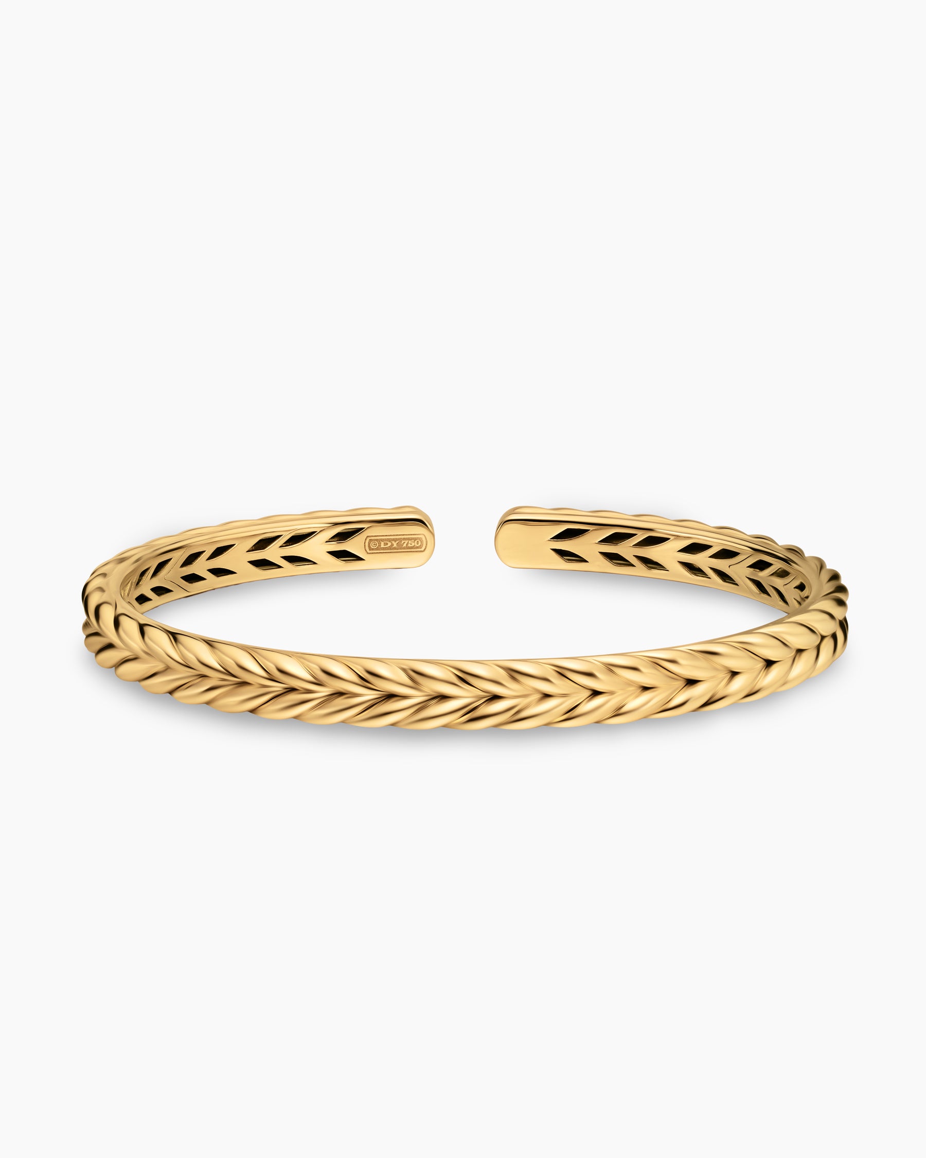 Chevron Flex Bracelet in 18K Yellow Gold, 6.4mm - Image 4