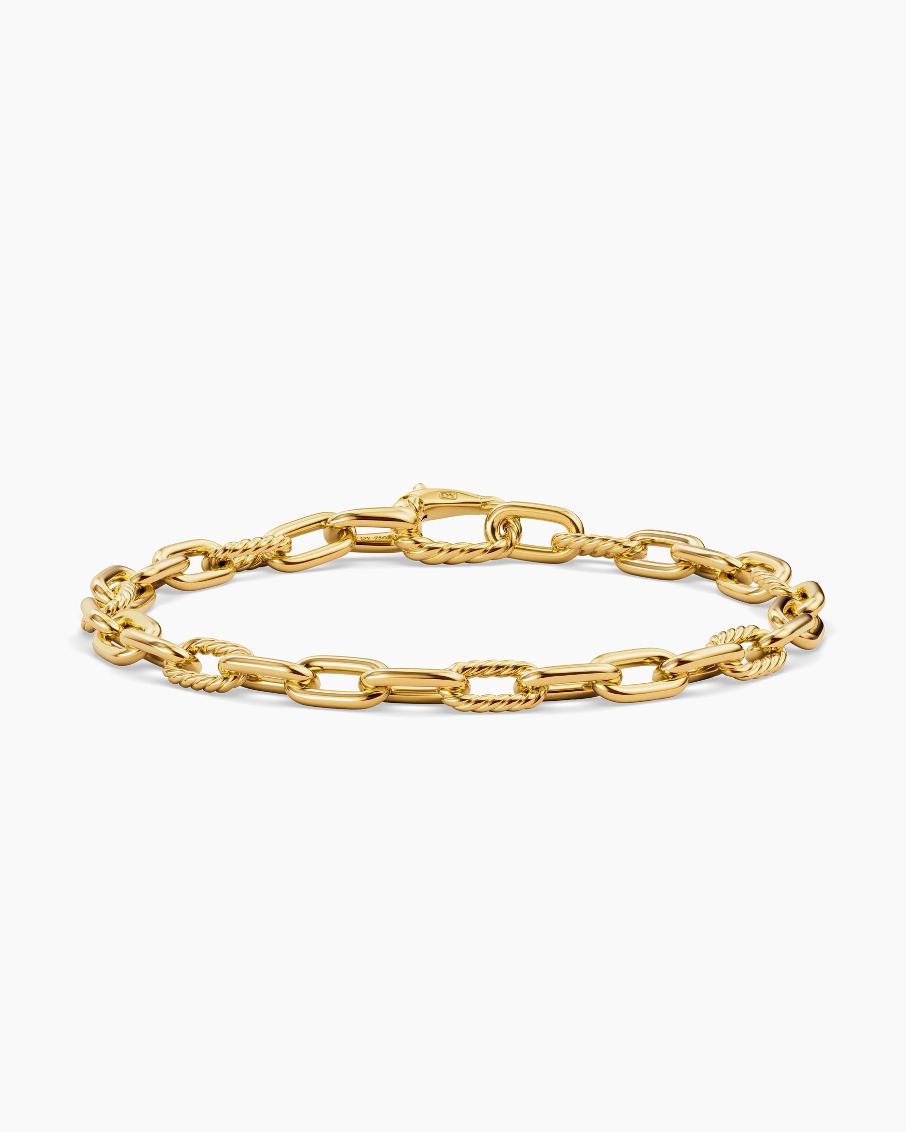 DY Madison Chain Bracelet in 18K Yellow Gold, 6mm