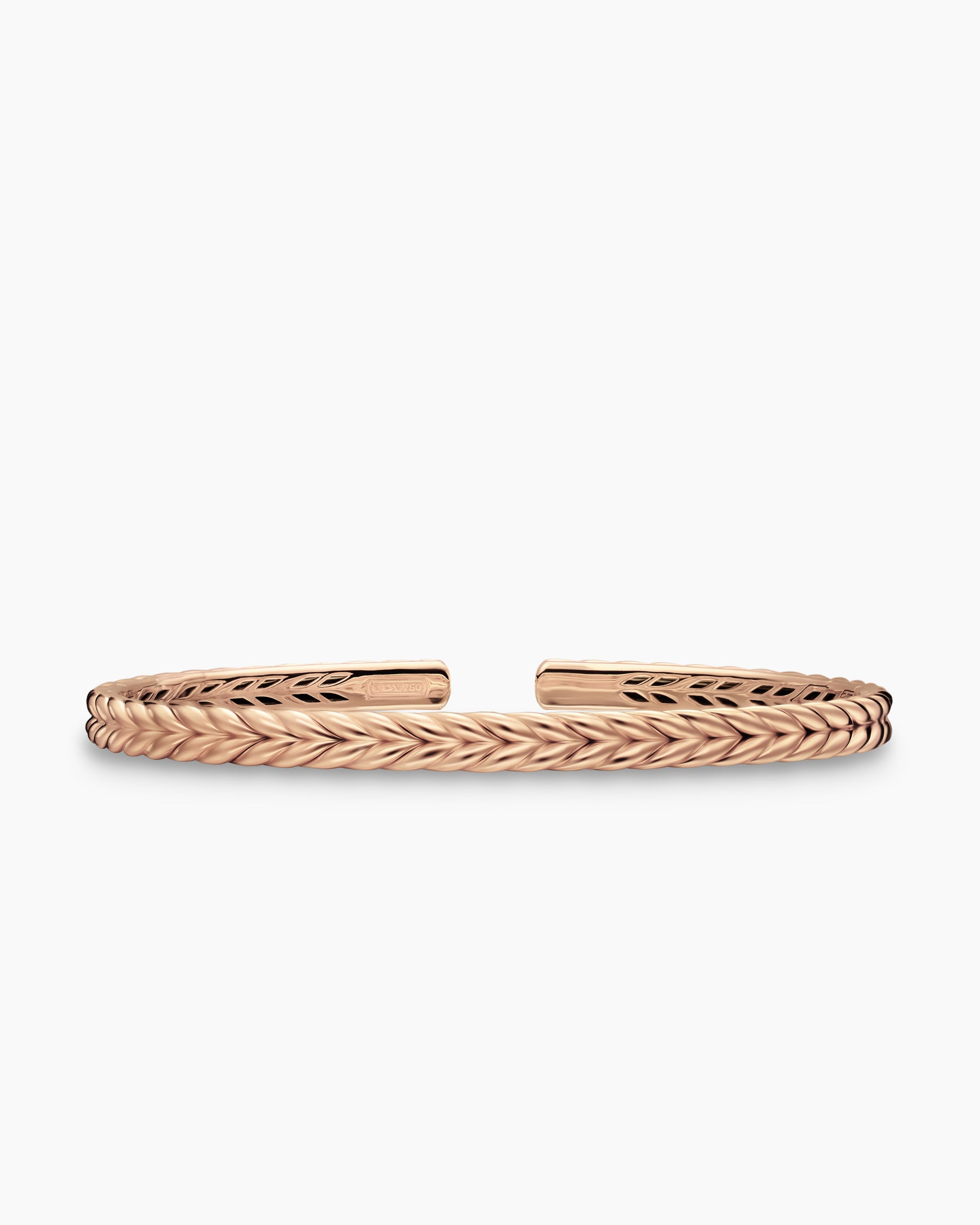 Chevron Flex Bracelet in 18K Rose Gold, 5.2mm