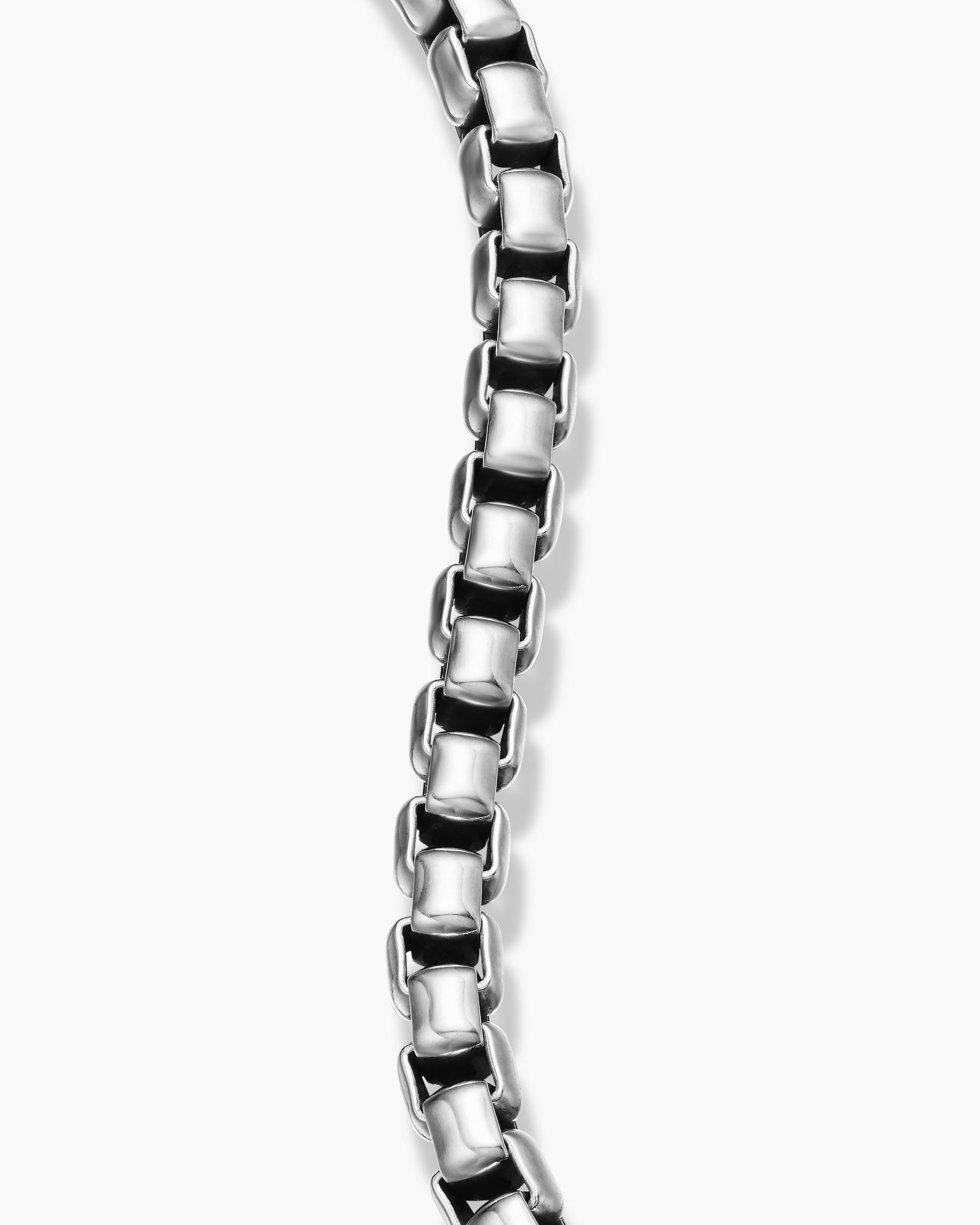 Box Chain Bracelet in Sterling Silver, 5mm - Image 6