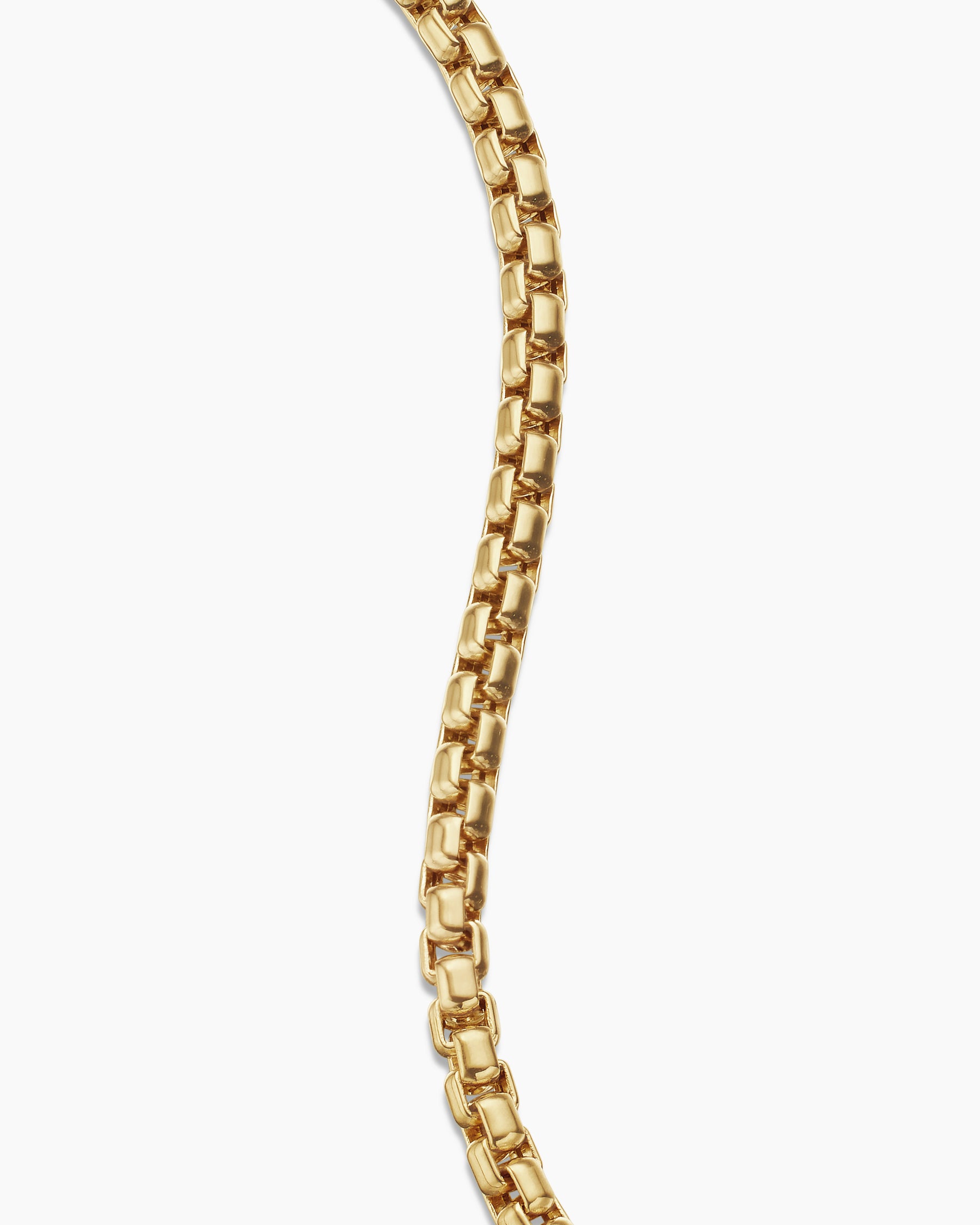 Box Chain Bracelet in 18K Yellow Gold, 5mm - Image 6