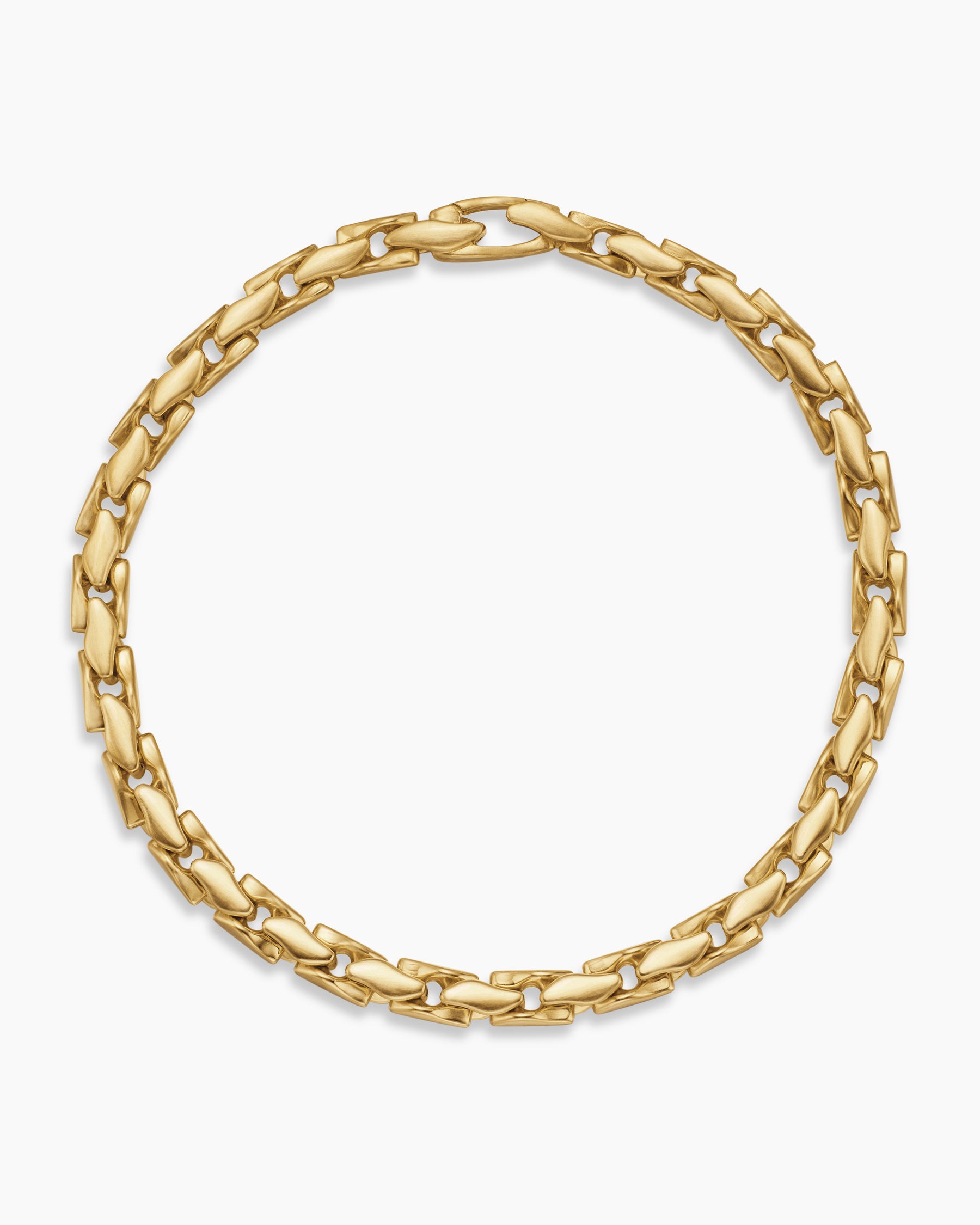 Fluted Chain Bracelet in 18K Yellow Gold, 5mm - Image 3