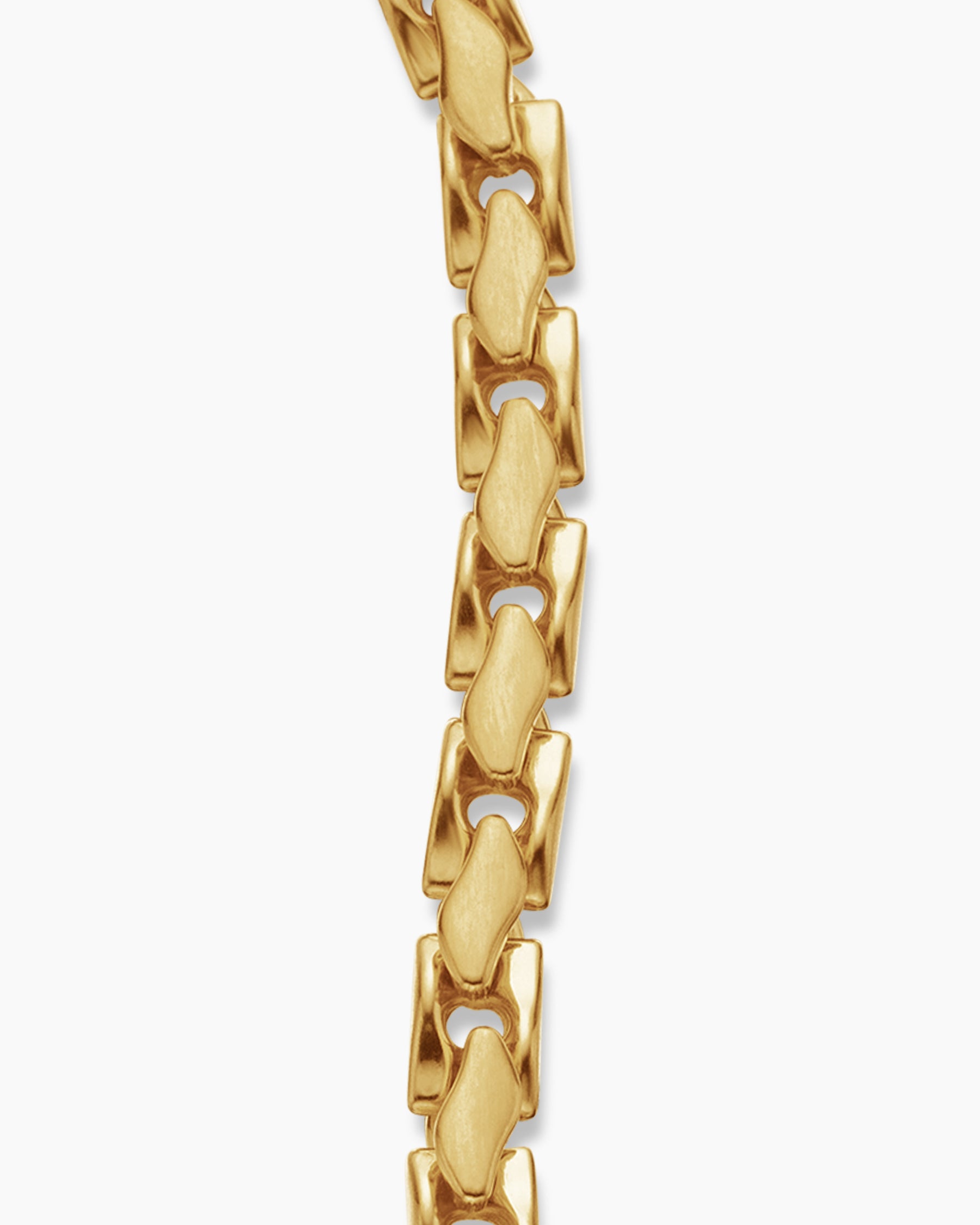 Fluted Chain Bracelet in 18K Yellow Gold, 5mm - Image 6