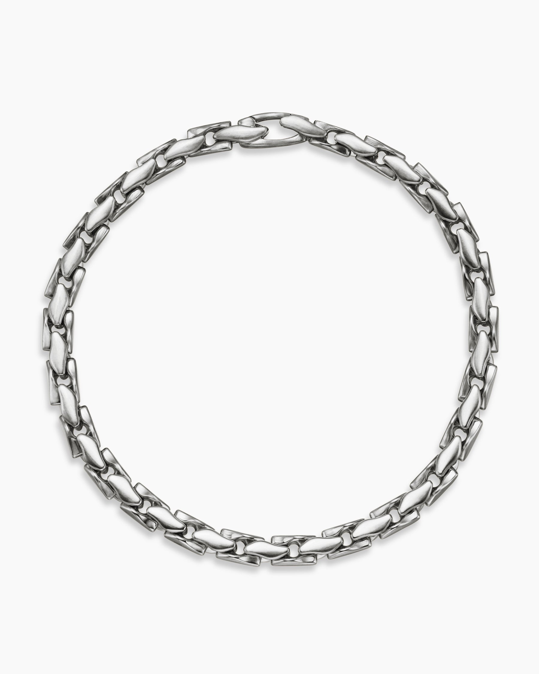 Fluted Chain Bracelet in Sterling Silver, 5mm - Image 3