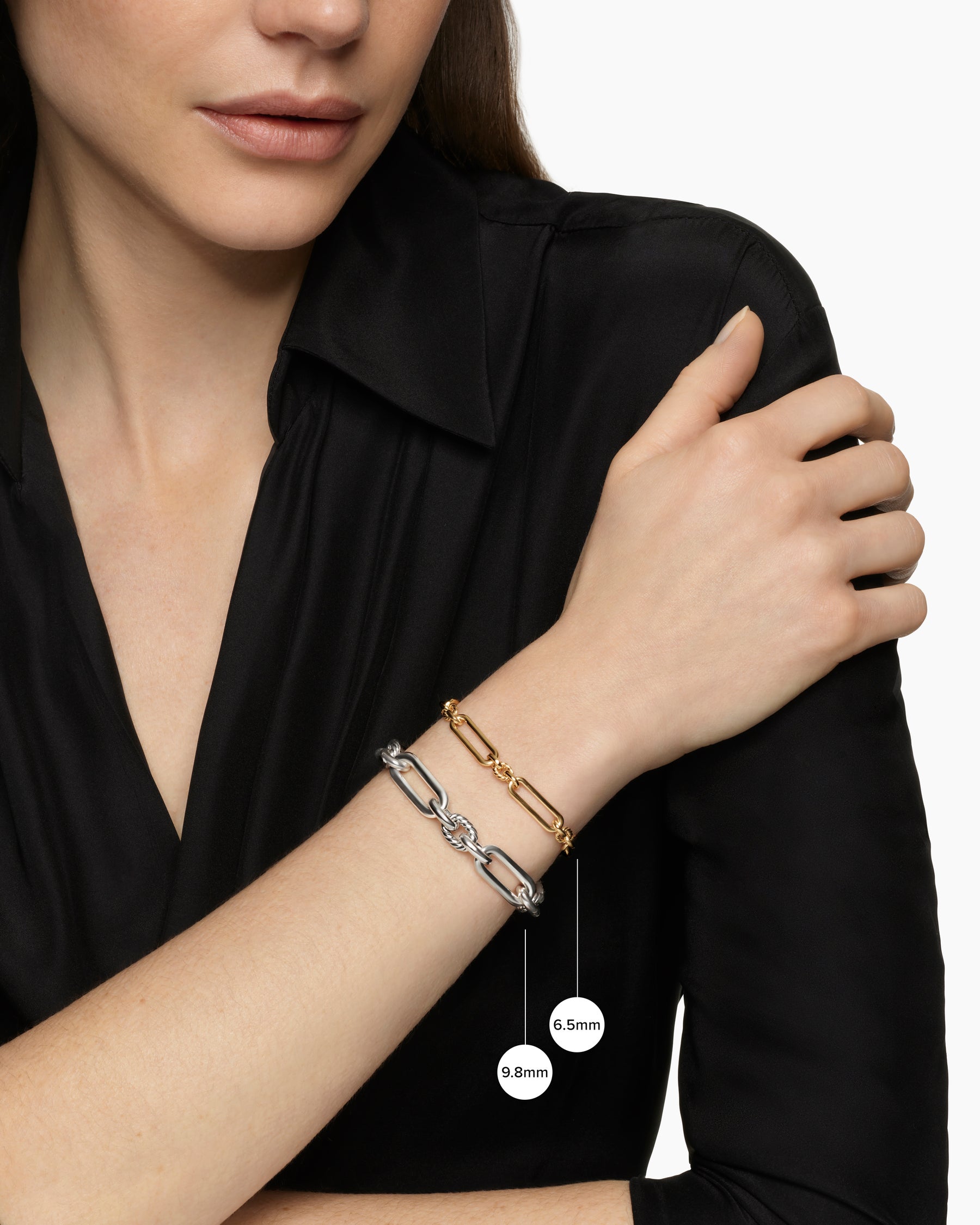 Lexington Chain Bracelet in 18K Yellow Gold, 6.5mm - Image 9