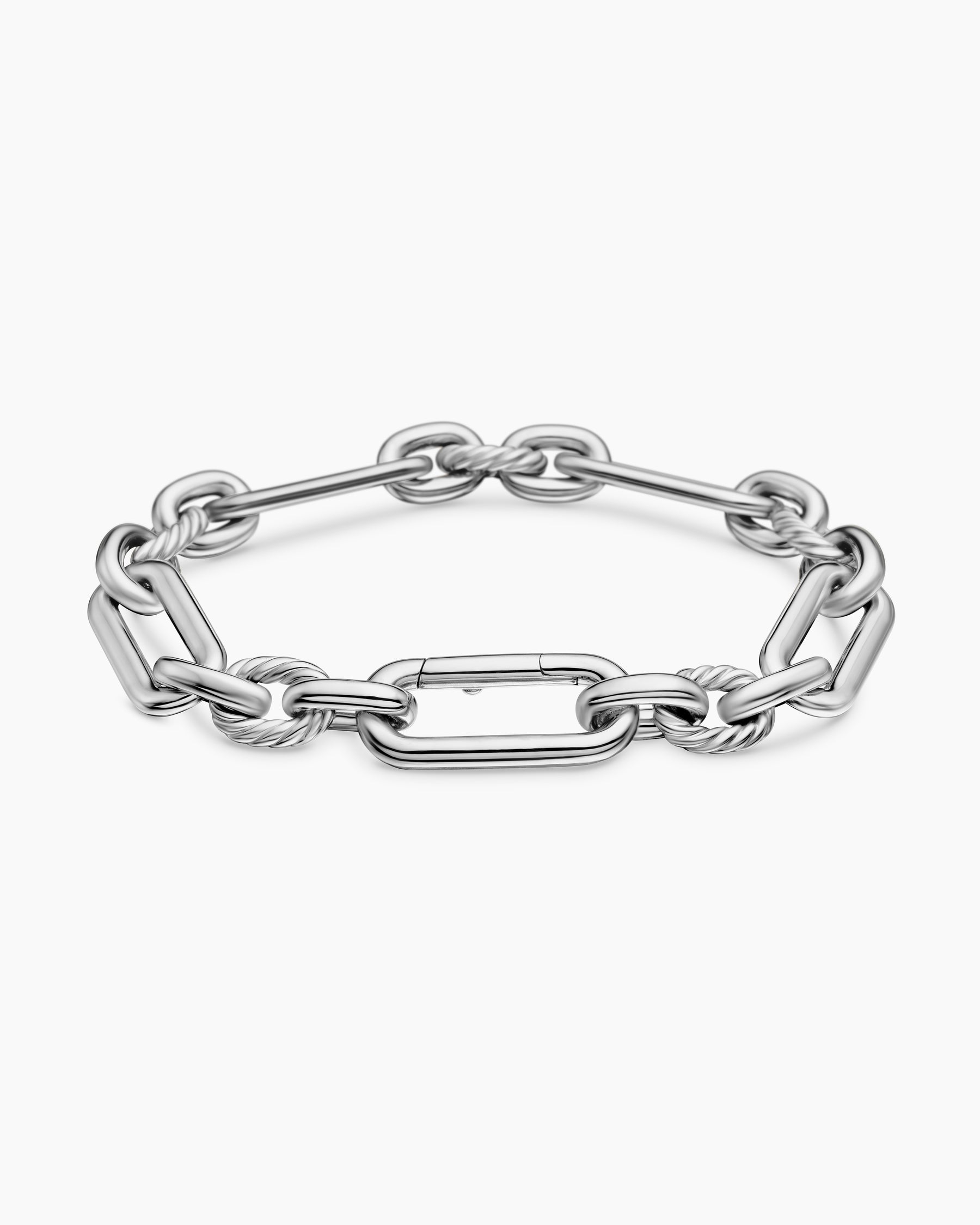 Lexington Chain Bracelet in Sterling Silver, 9.8mm - Image 5