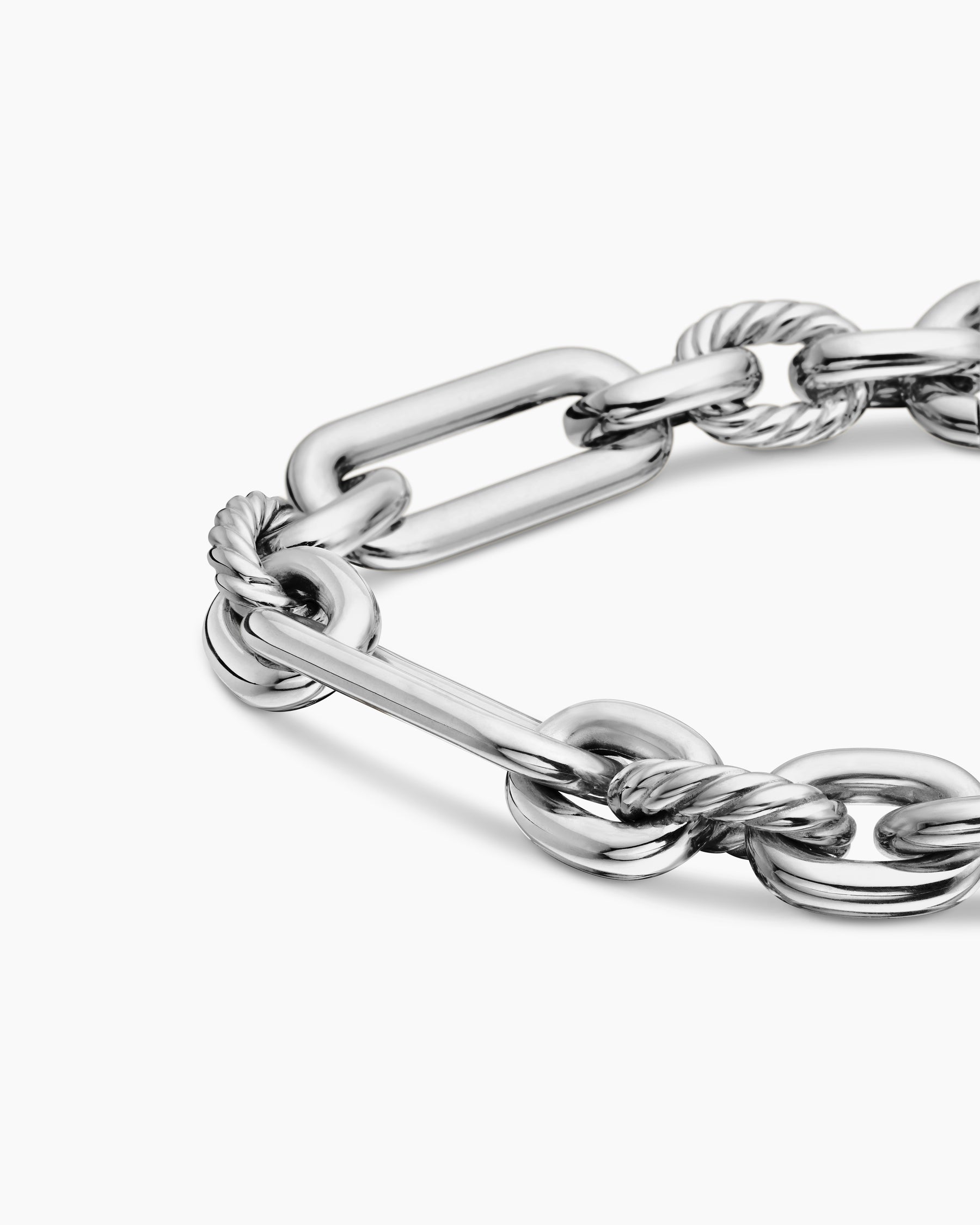 Lexington Chain Bracelet in Sterling Silver, 9.8mm - Image 7