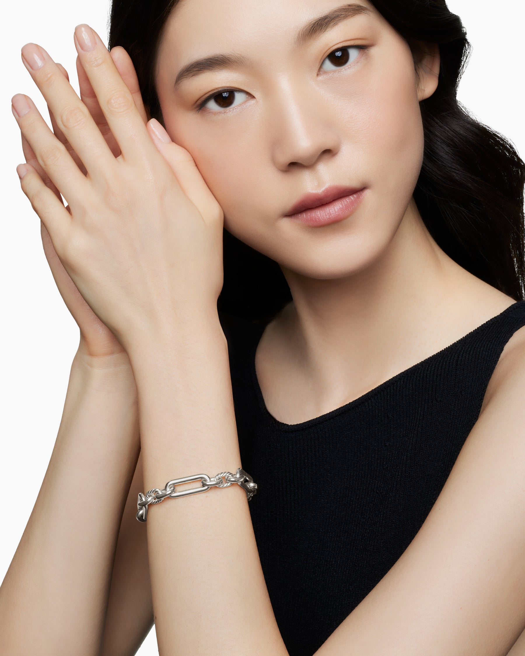 Lexington Chain Bracelet in Sterling Silver, 9.8mm - Image 8