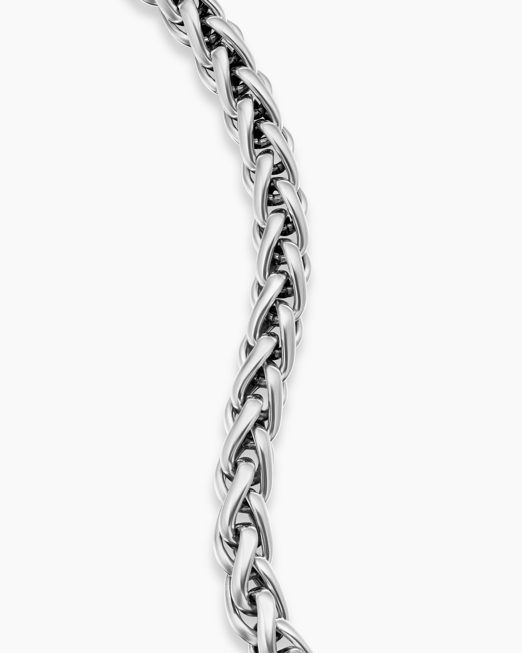 Wheat Chain Bracelet in Sterling Silver, 6mm - Image 6