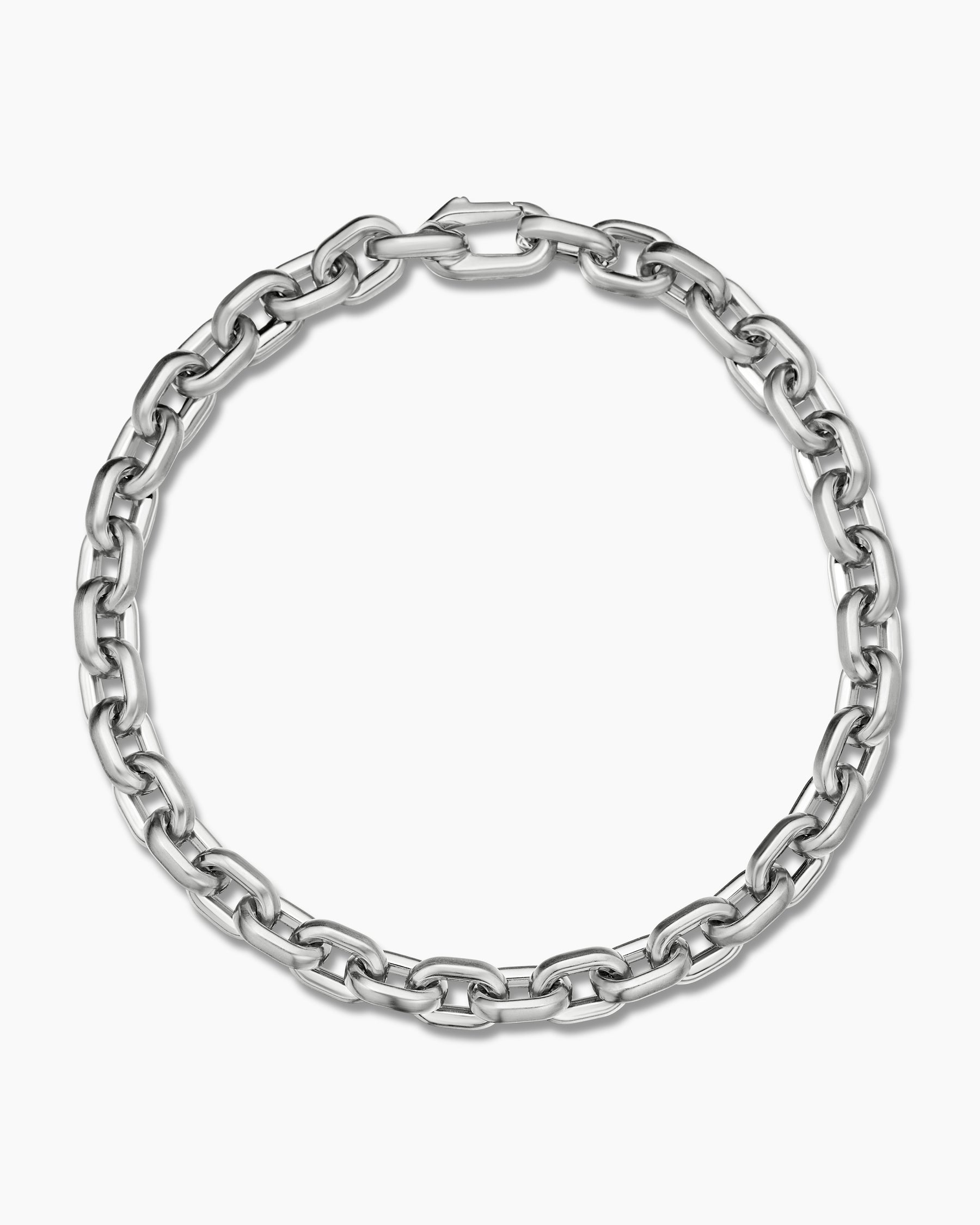 Streamline Link Bracelet in Sterling Silver, 6.5mm - Image 3