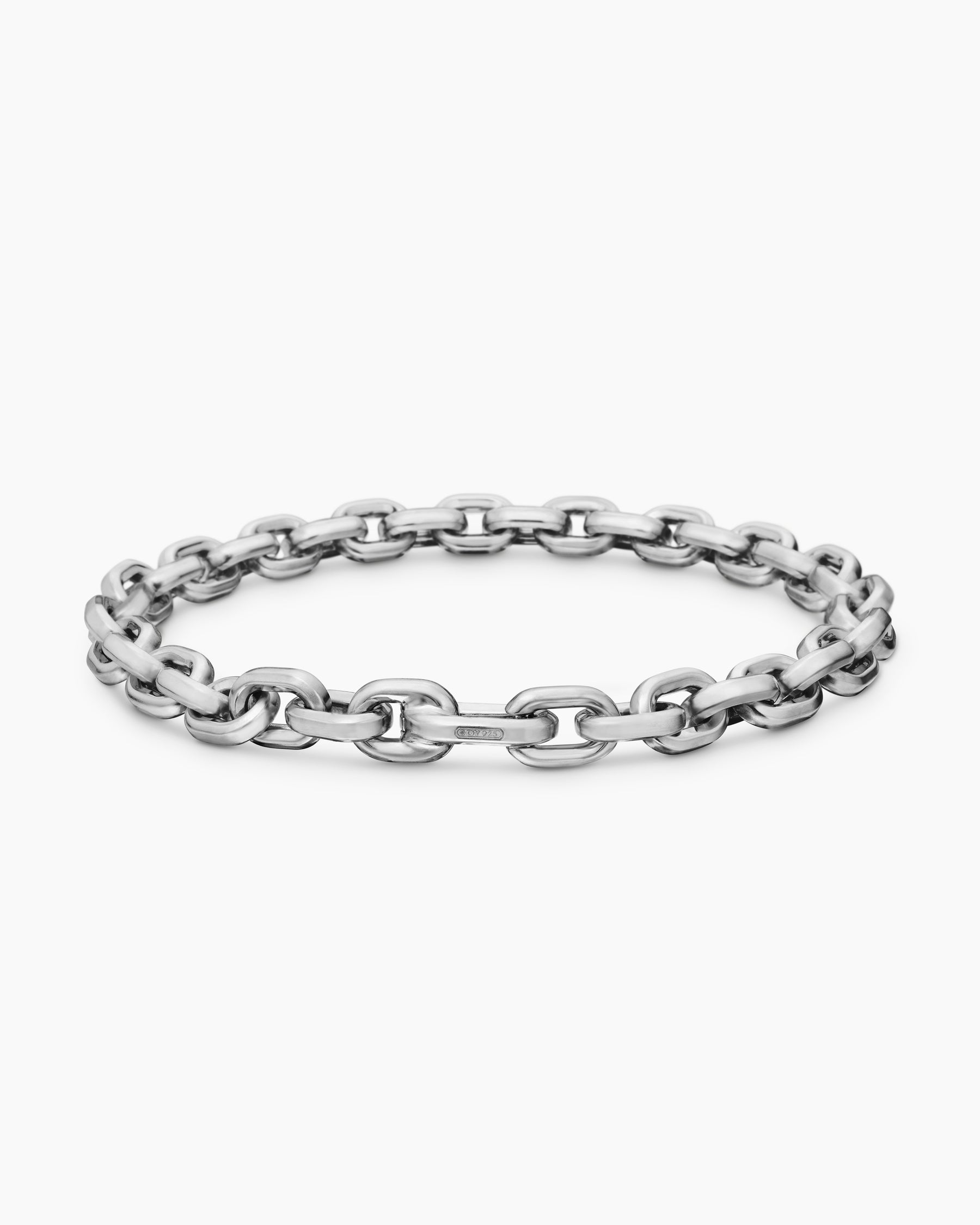 Streamline Link Bracelet in Sterling Silver, 6.5mm - Image 5