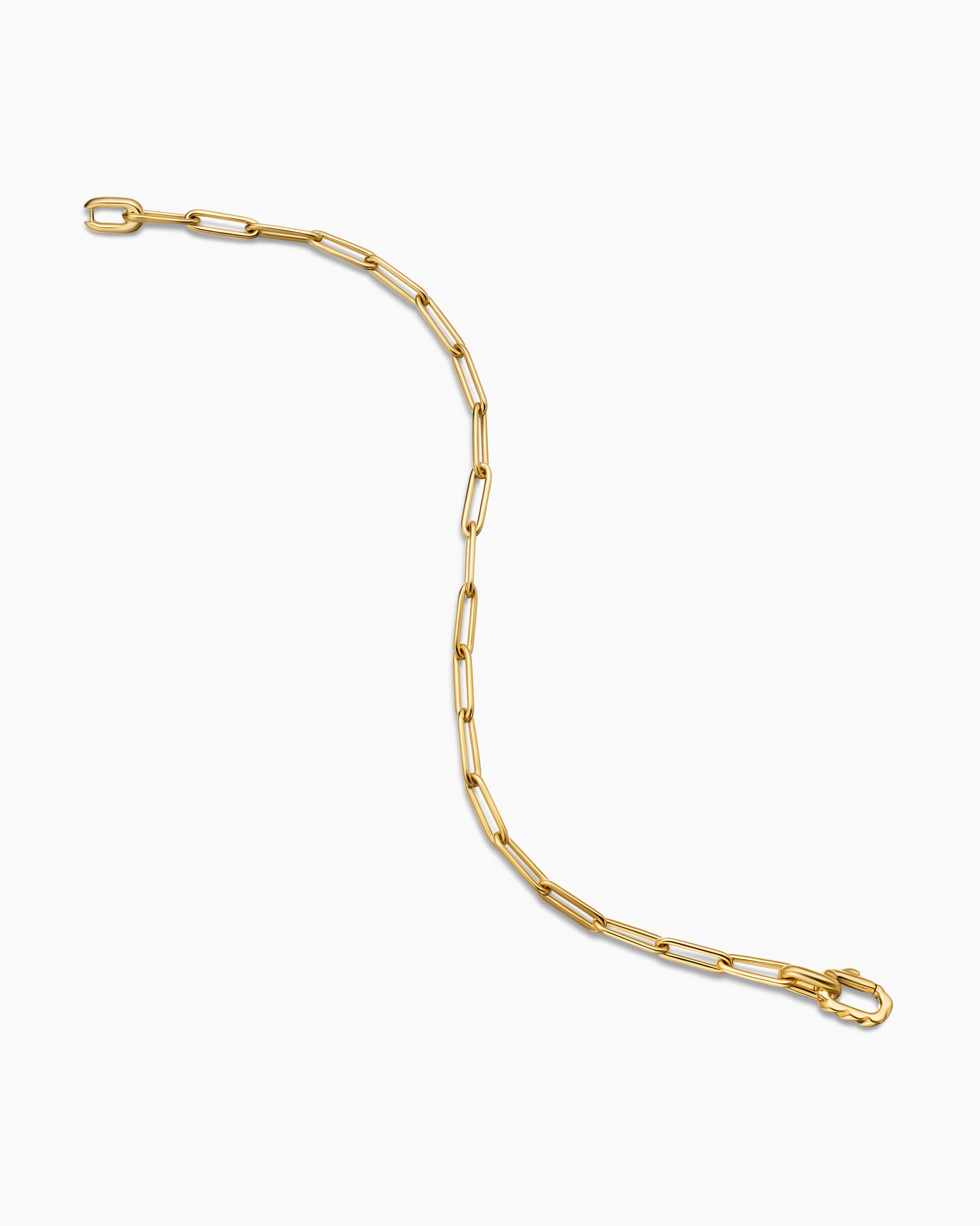 DY Madison Link Bracelet in 18K Yellow Gold, 3.5mm - Image 4