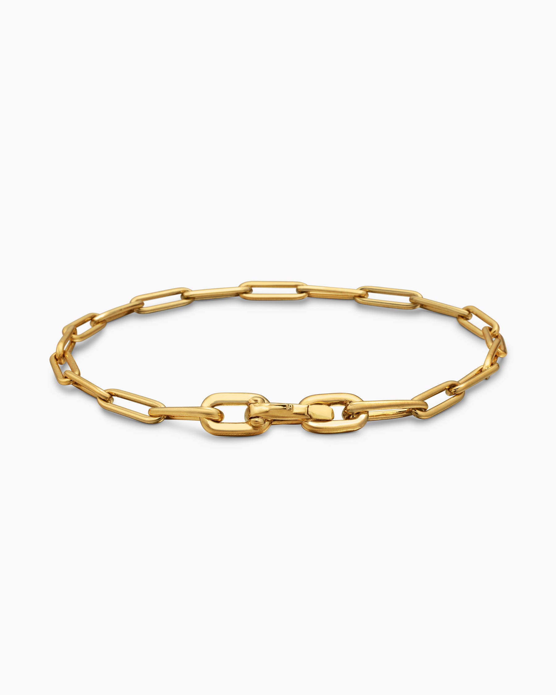 DY Madison Link Bracelet in 18K Yellow Gold, 3.5mm - Image 5
