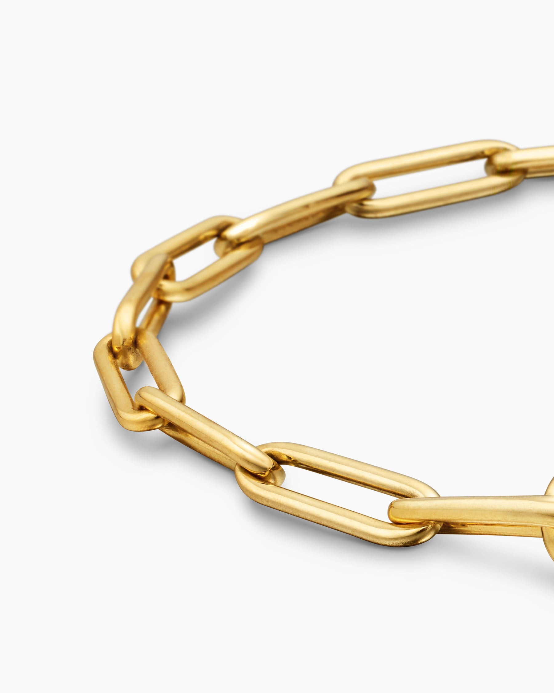 DY Madison Link Bracelet in 18K Yellow Gold, 3.5mm - Image 7