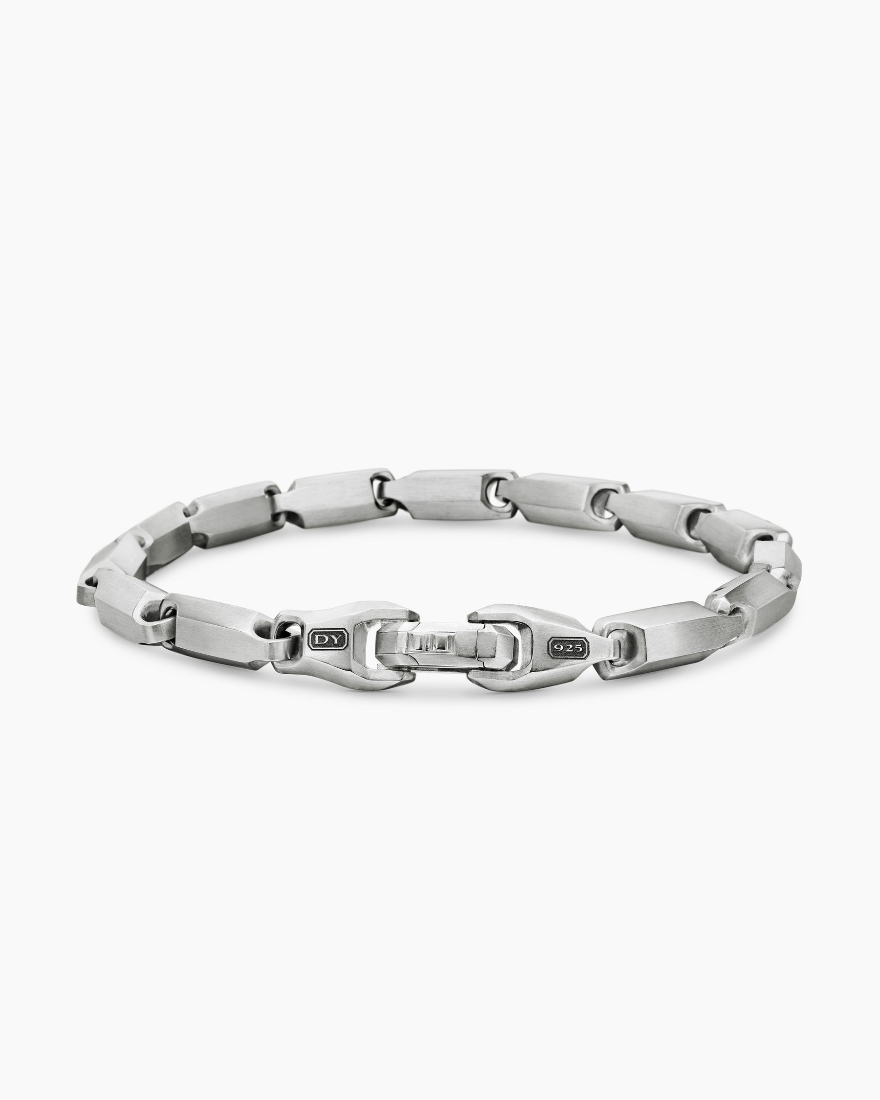 Streamline Link Bracelet in Sterling Silver, 6mm - Image 5