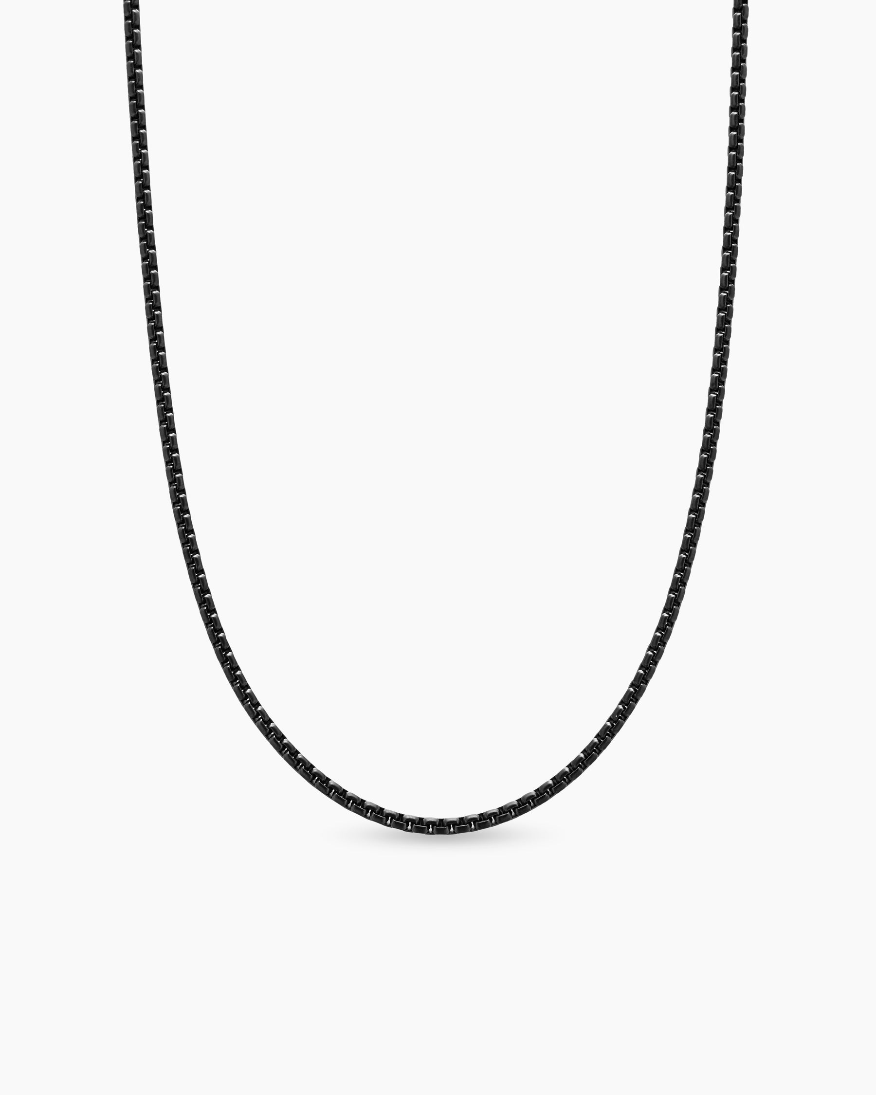 Box Chain Necklace in Stainless Steel, 2.7mm
