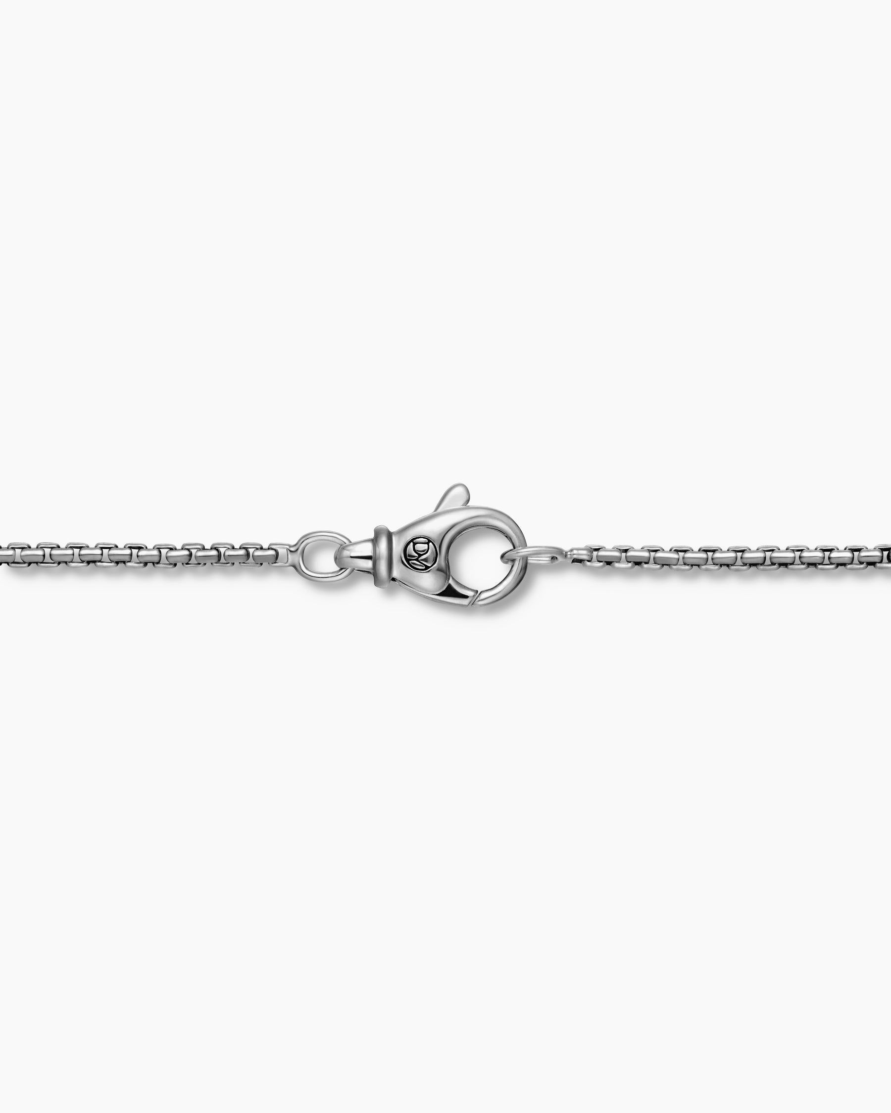 Box Chain Necklace in 18K White Gold, 1.7mm - Image 5