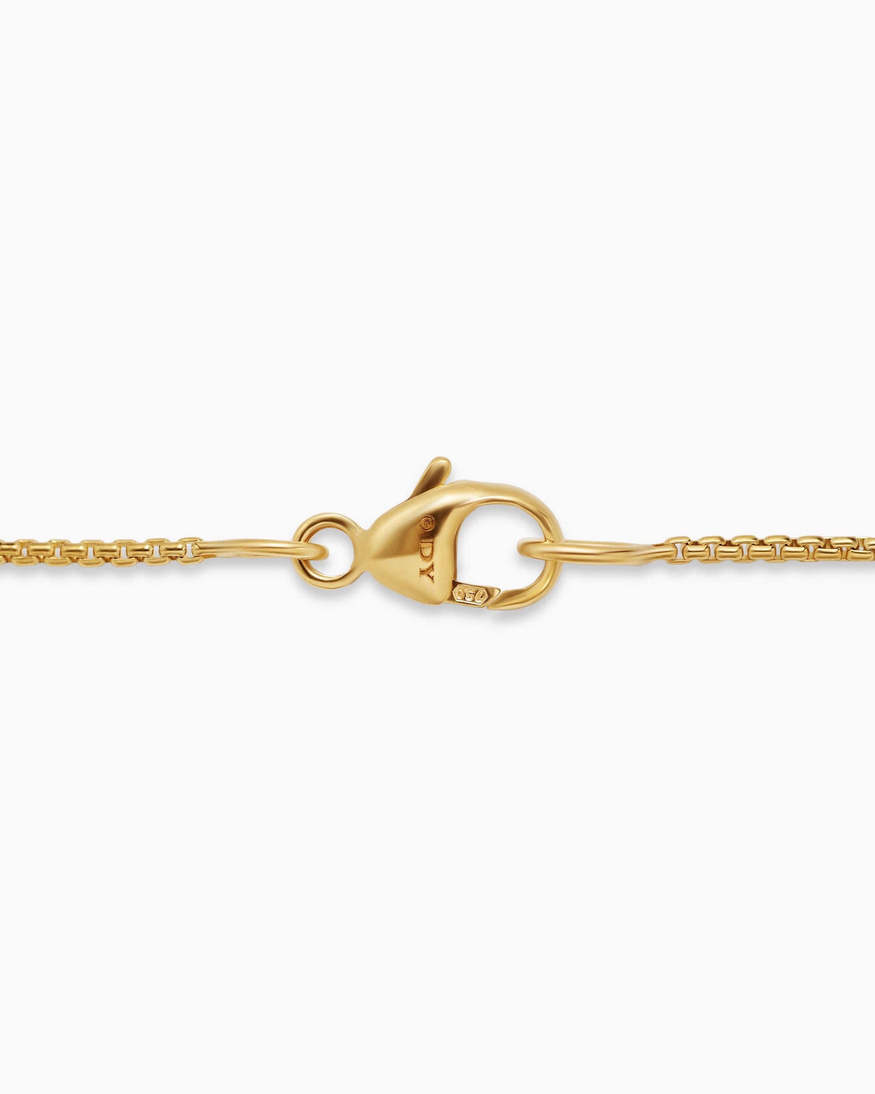 Box Chain Necklace in 18K Yellow Gold, 1mm - Image 5