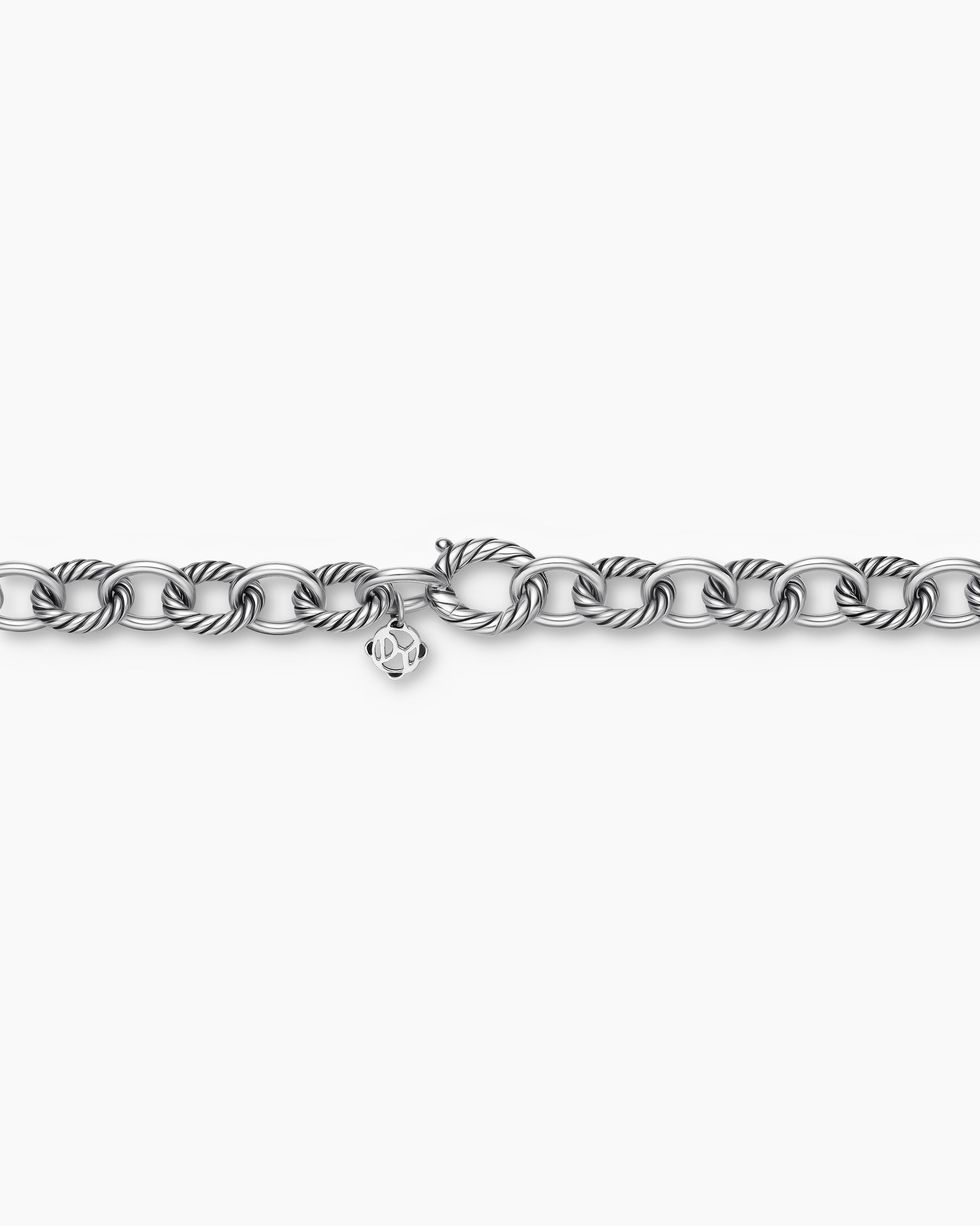Oval Link Chain Necklace in Sterling Silver, 10mm - Image 5