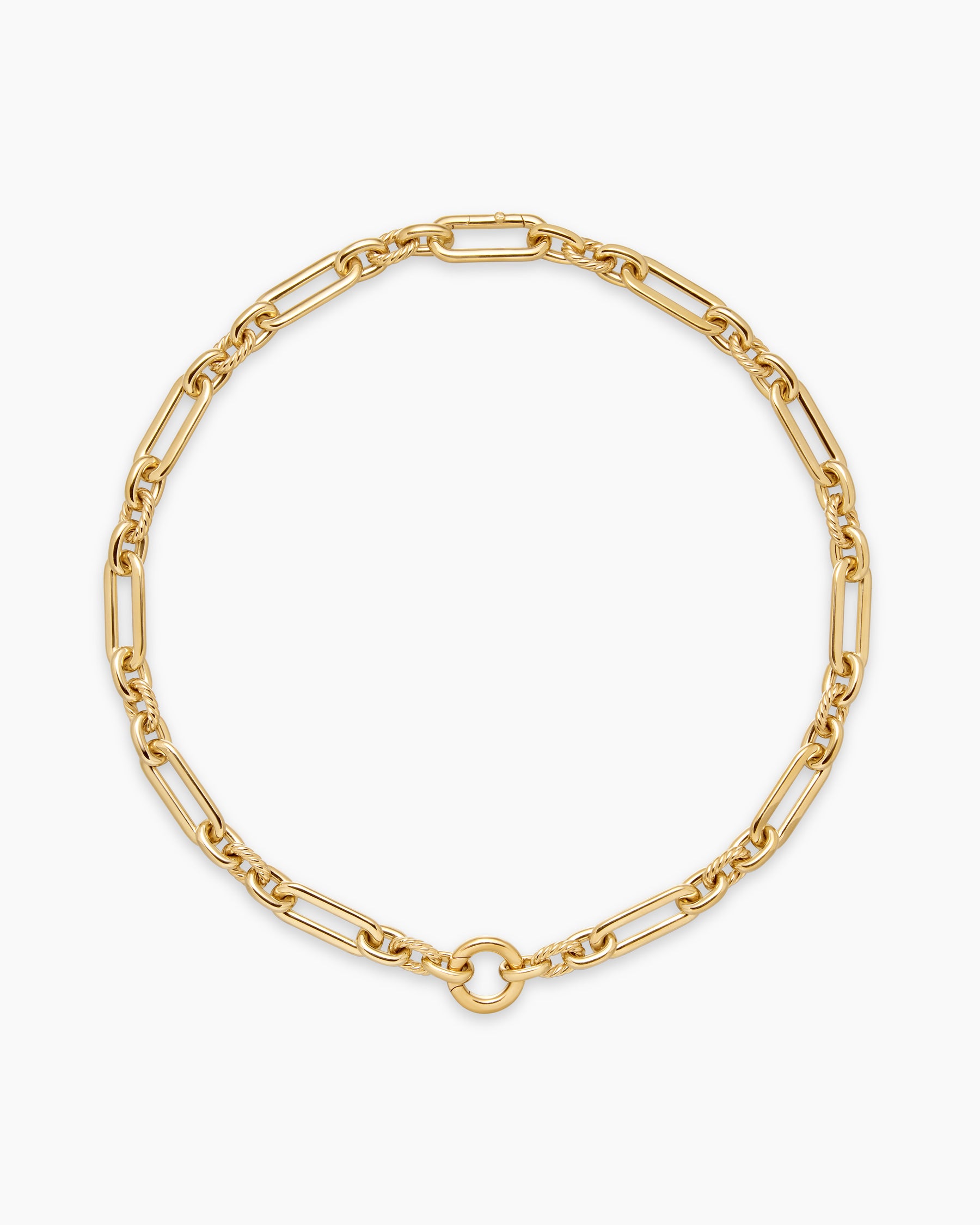 Lexington Chain Necklace in 18K Yellow Gold, 9.8mm - Image 4