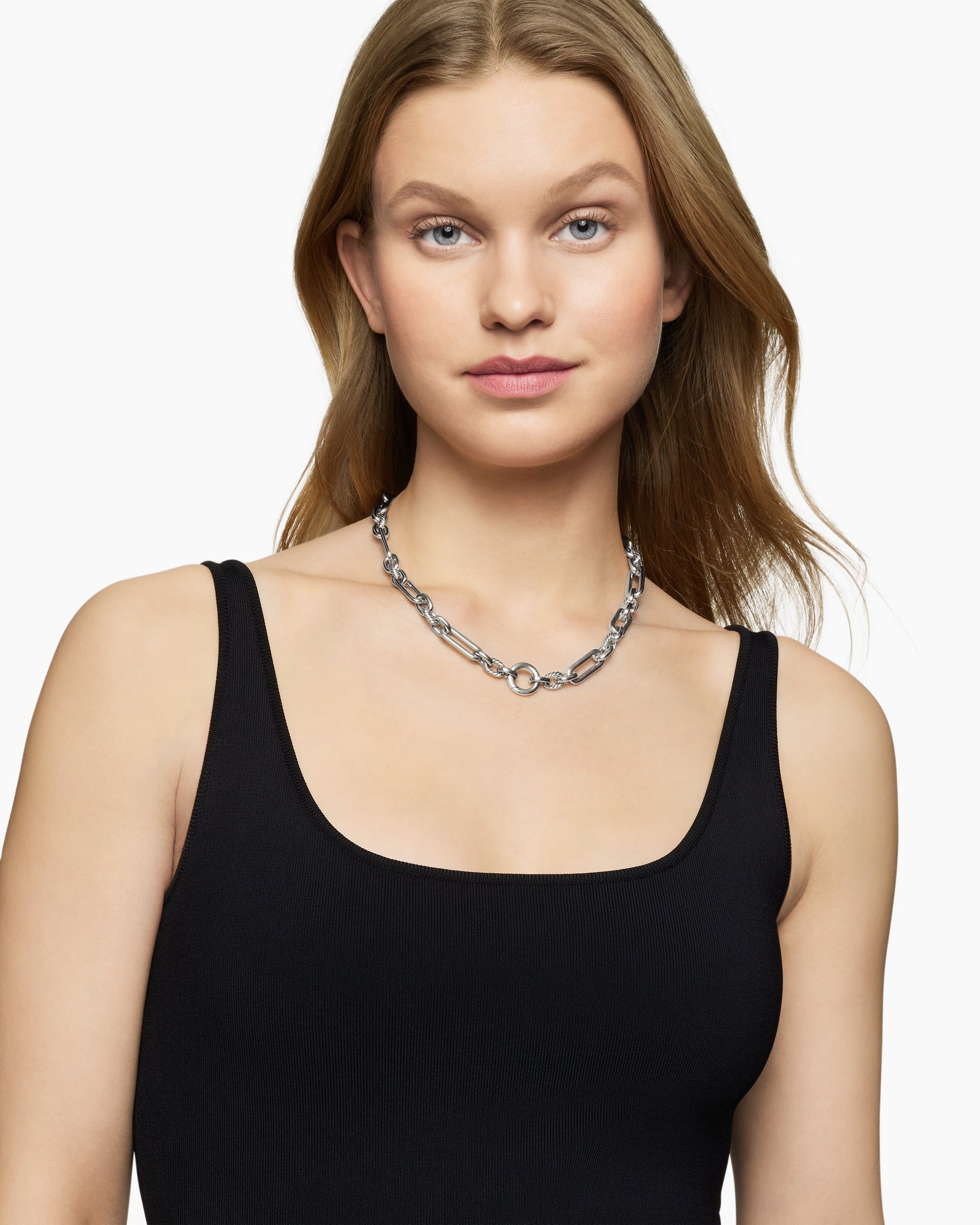 Lexington Chain Necklace in Sterling Silver, 9.8mm - Image 2