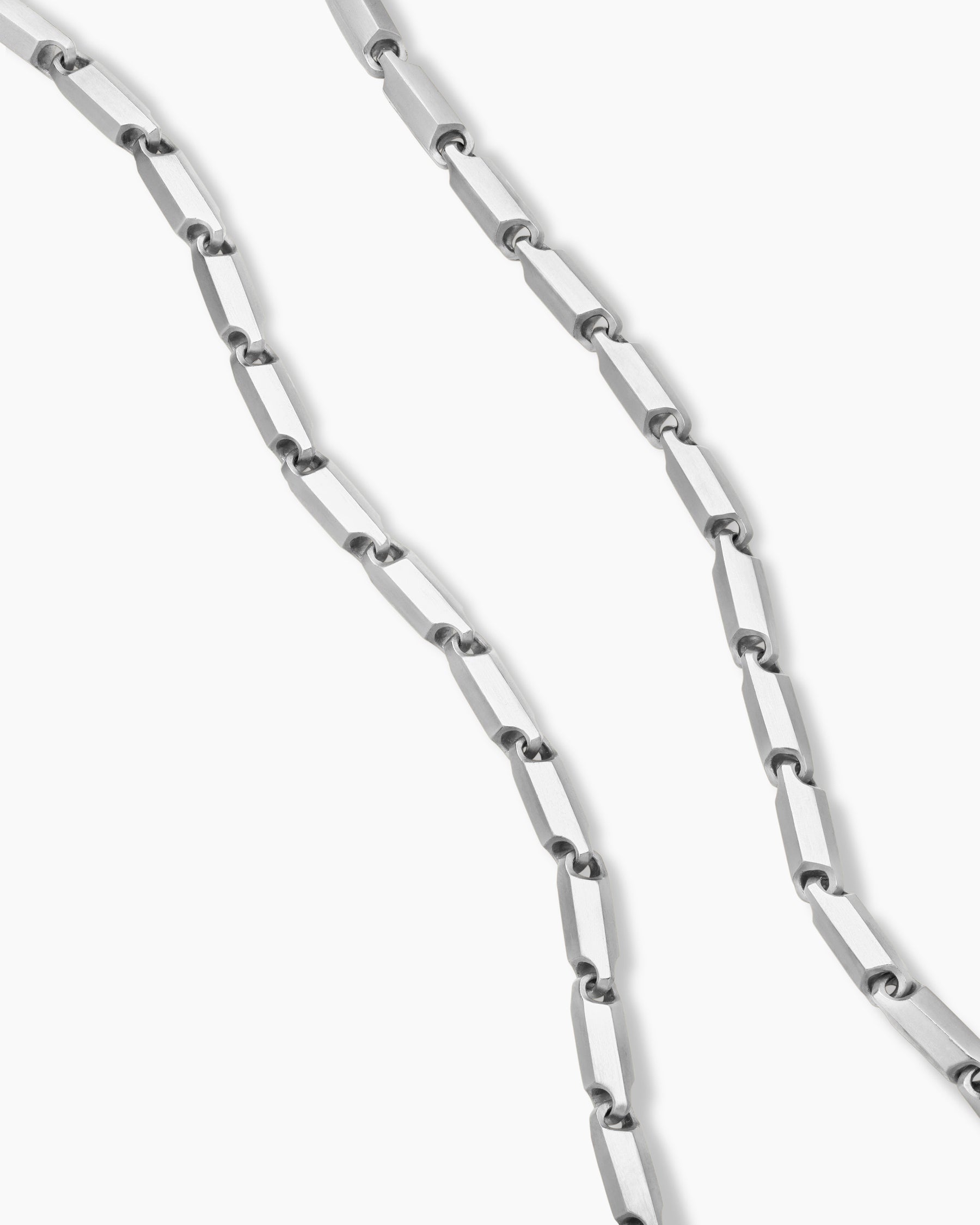 Streamline Chain Necklace in Sterling Silver, 3mm - Image 3
