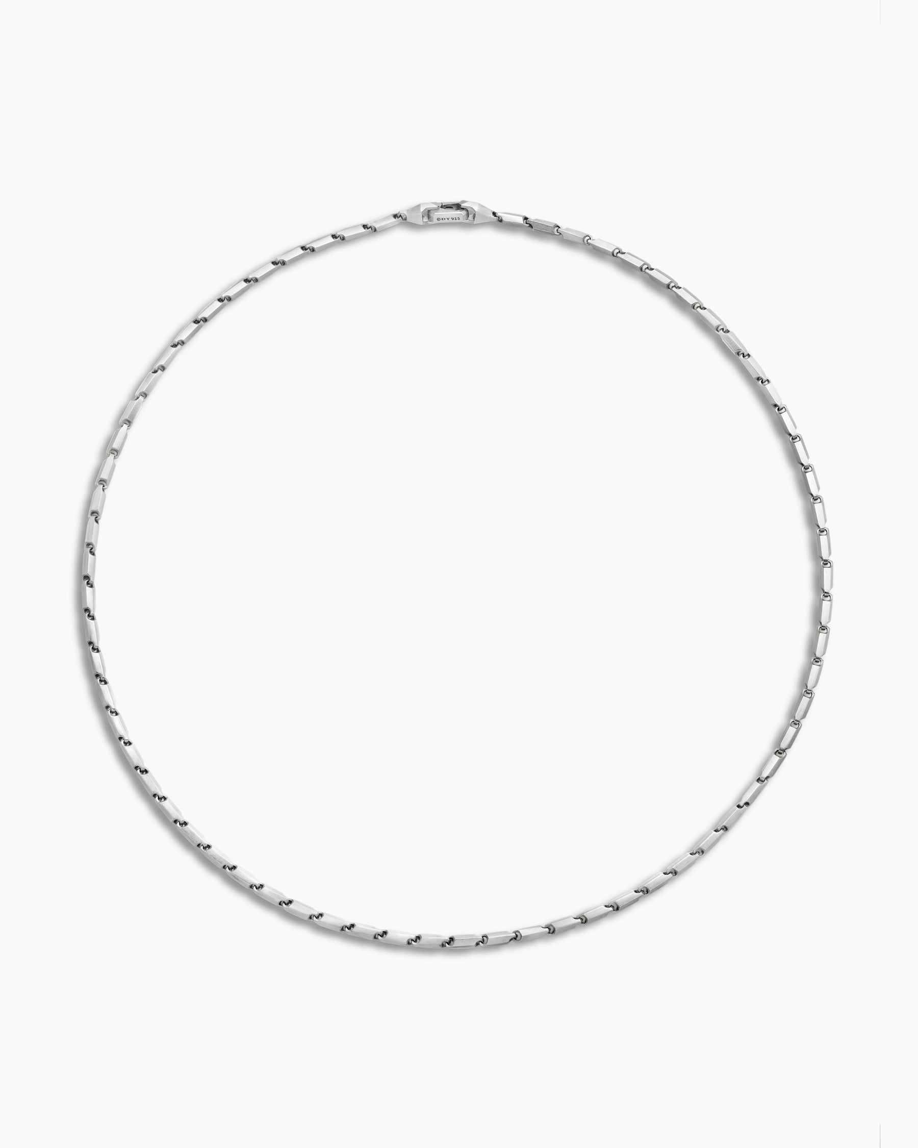 Streamline Chain Necklace in Sterling Silver, 3mm - Image 4