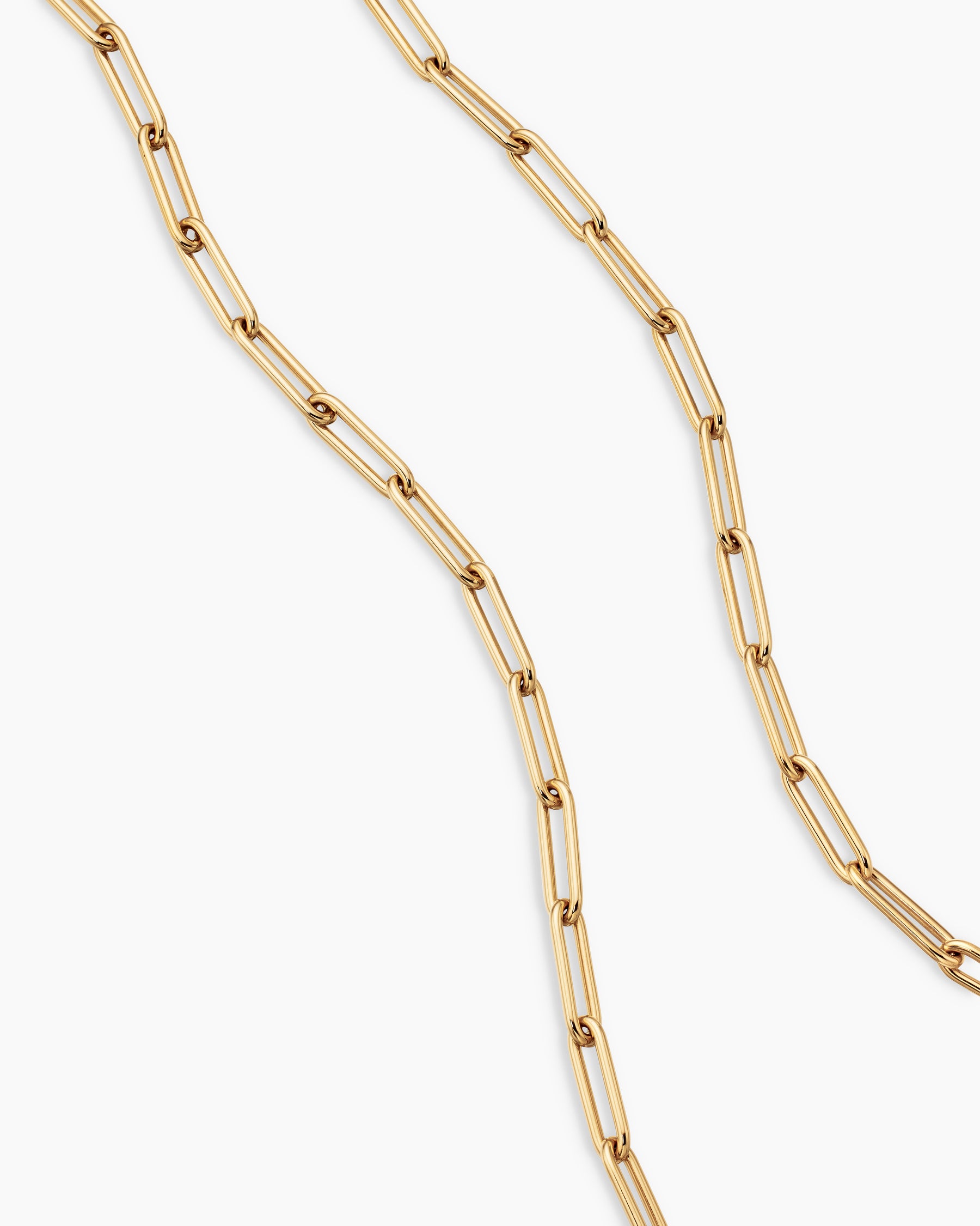 Streamline Chain Necklace in 18K Yellow Gold, 3.5mm - Image 3