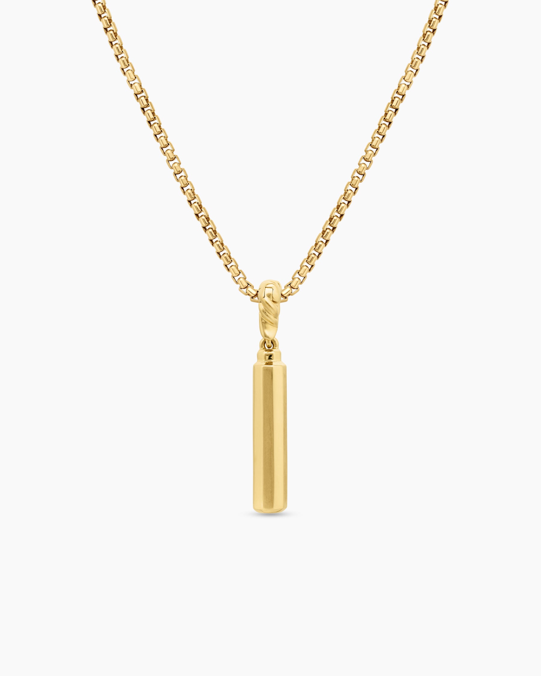 Barrel Amulet in 18K Yellow Gold with Diamonds, 20mm - Image 4