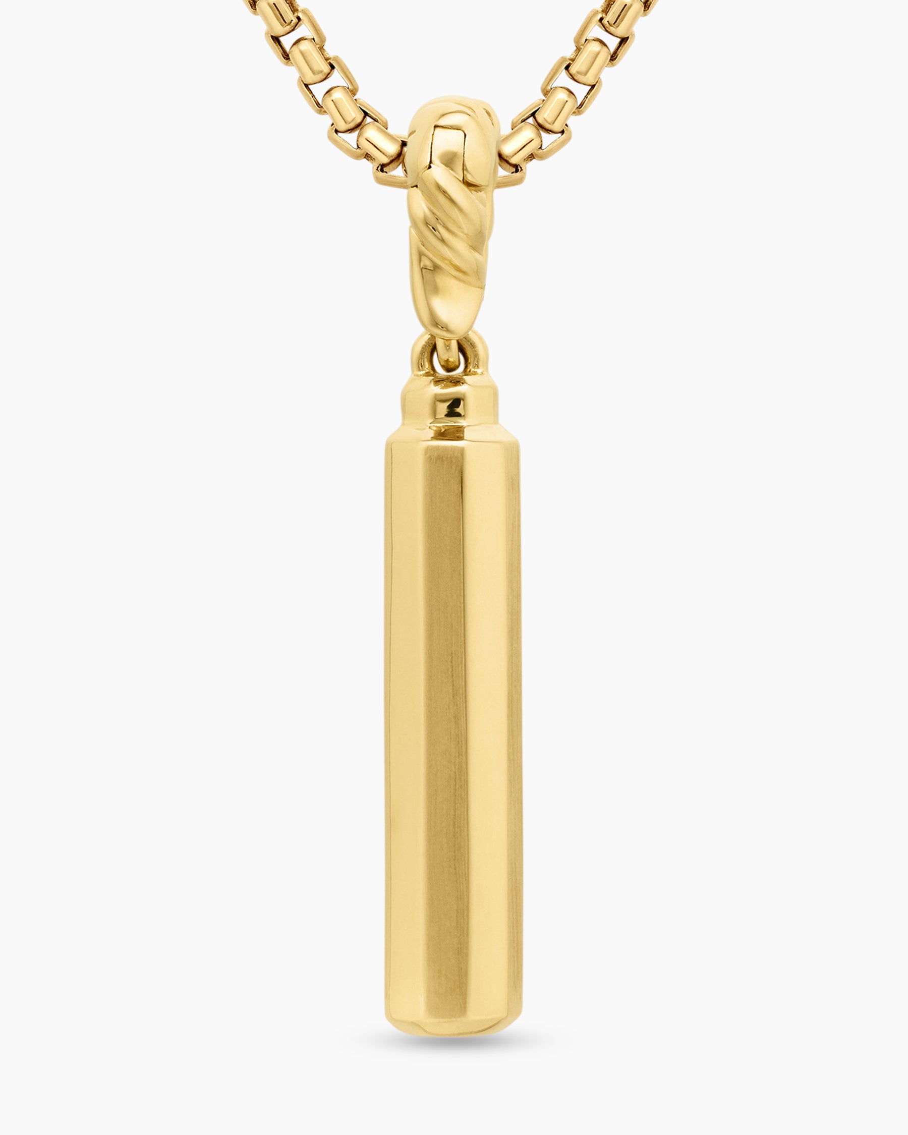 Barrel Amulet in 18K Yellow Gold with Diamonds, 20mm - Image 6