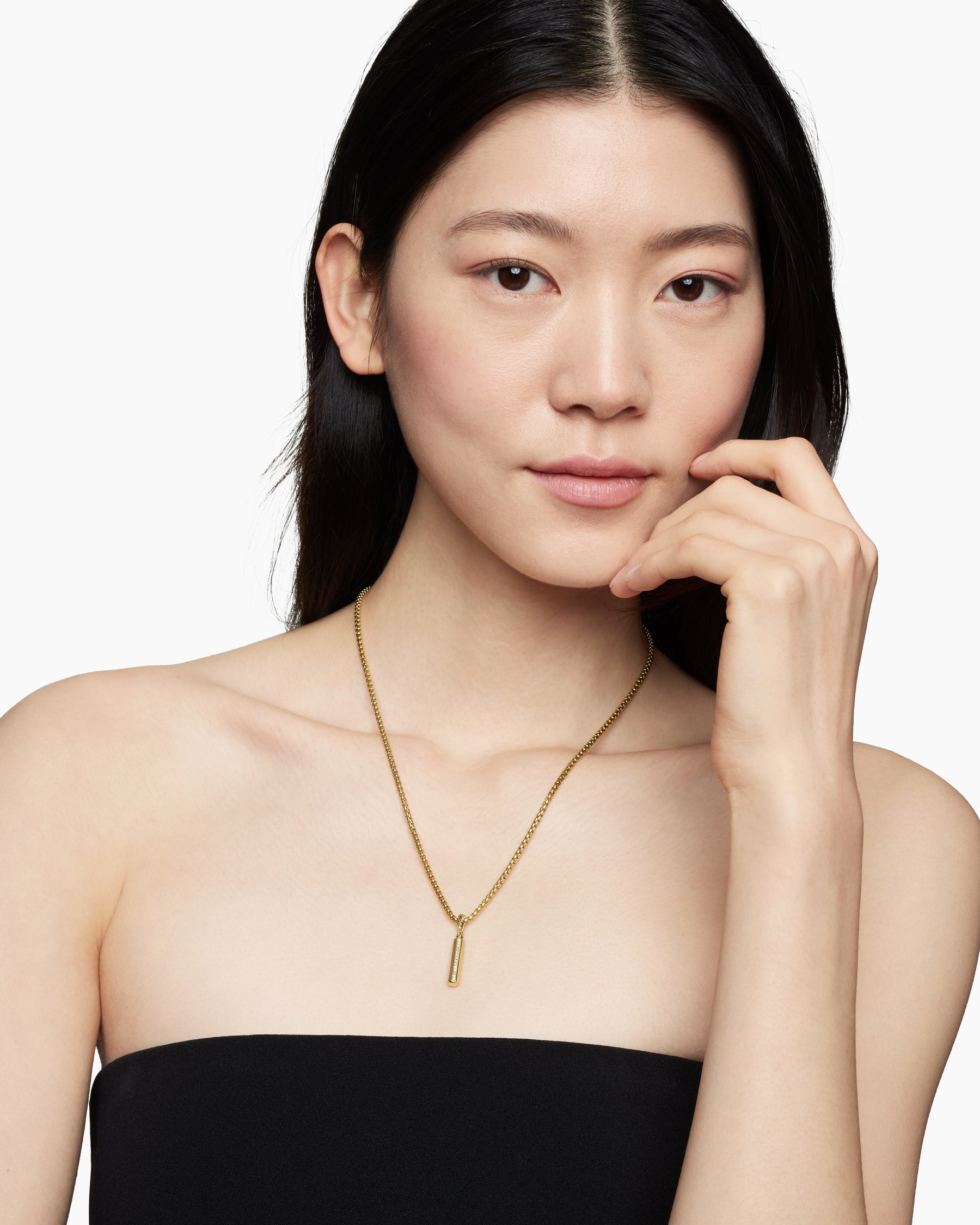 Barrel Amulet in 18K Yellow Gold with Diamonds, 20mm - Image 7