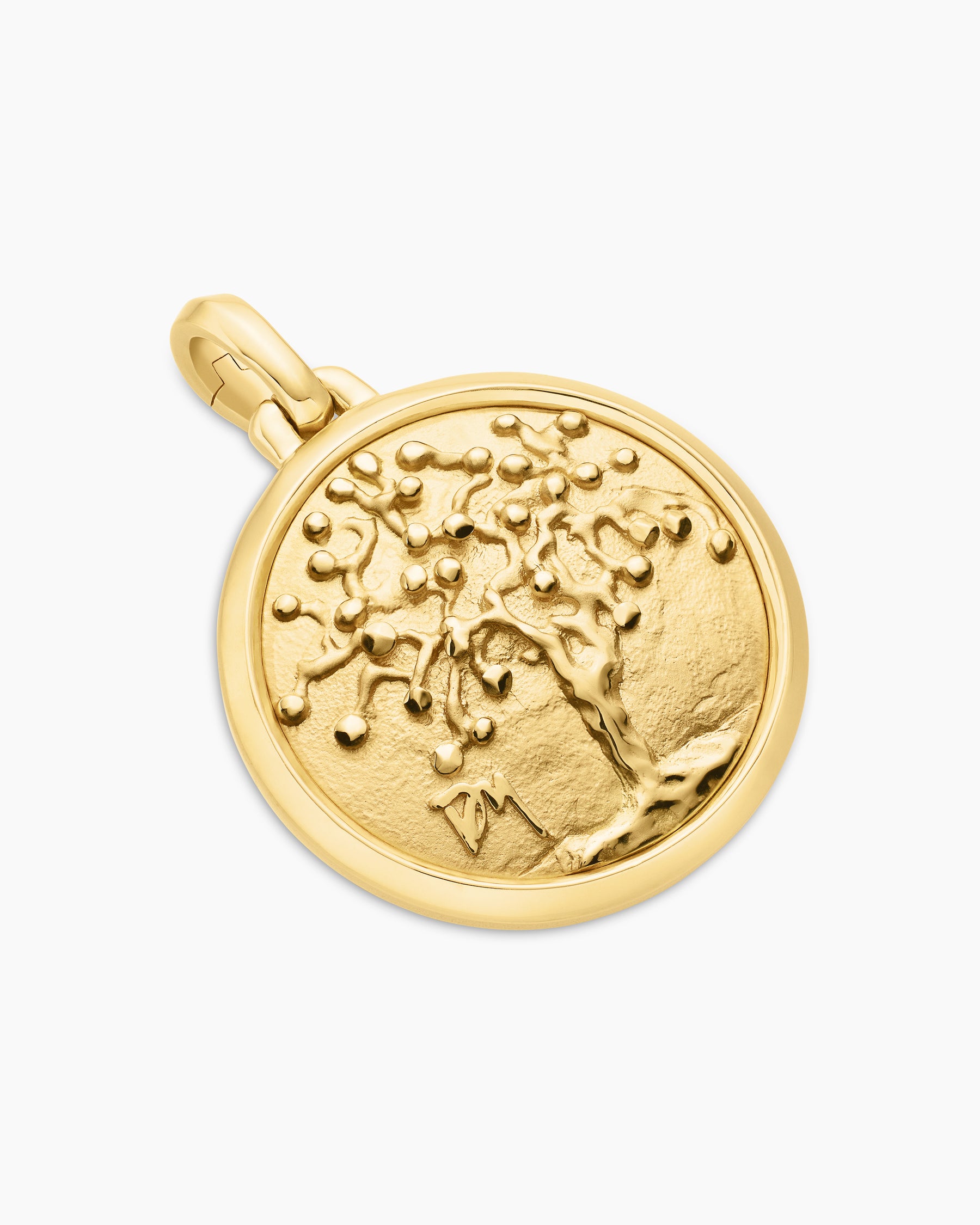 Petrvs Tree of Life Amulet in 18K Yellow Gold, 29mm - Image 3