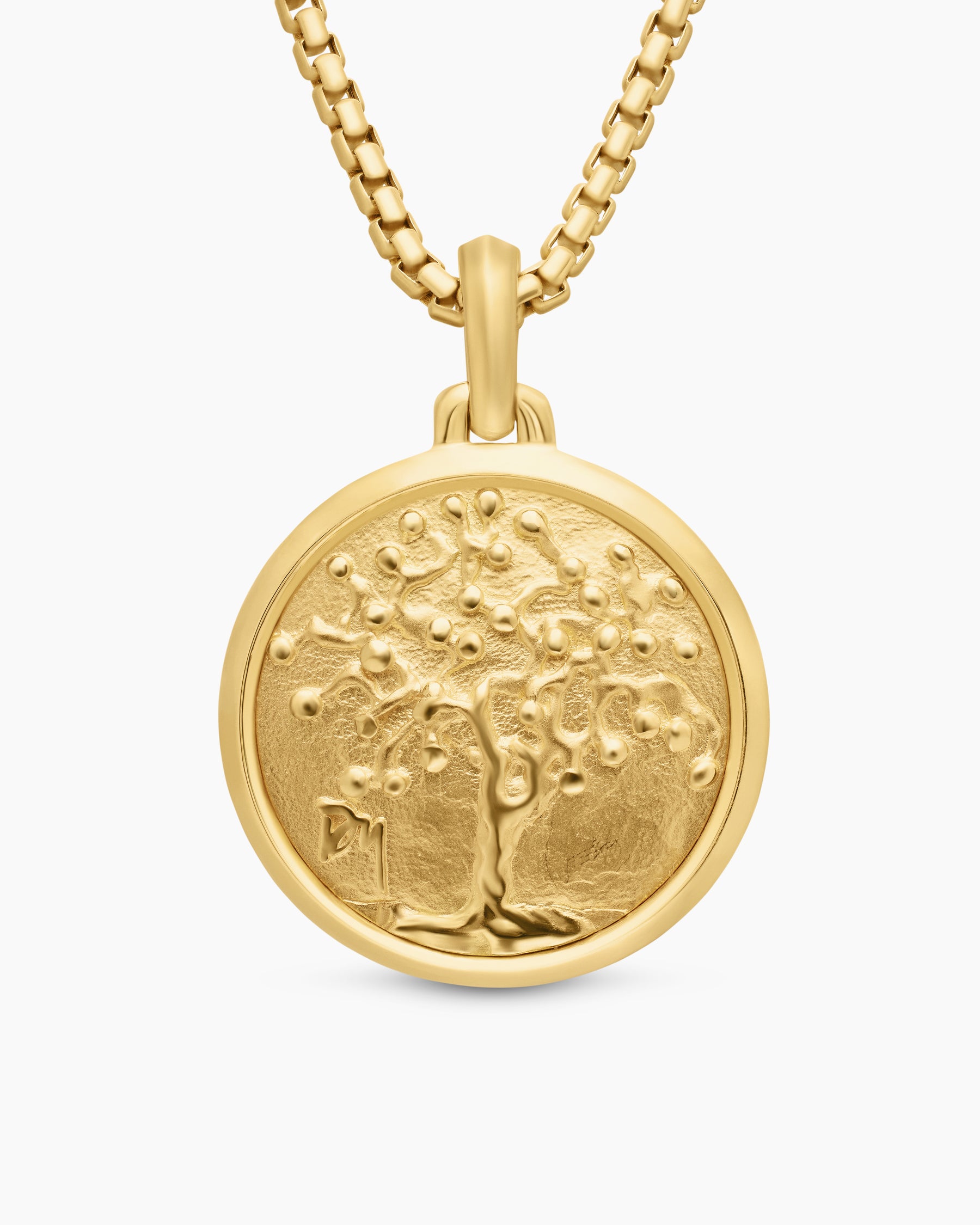 Petrvs Tree of Life Amulet in 18K Yellow Gold, 29mm