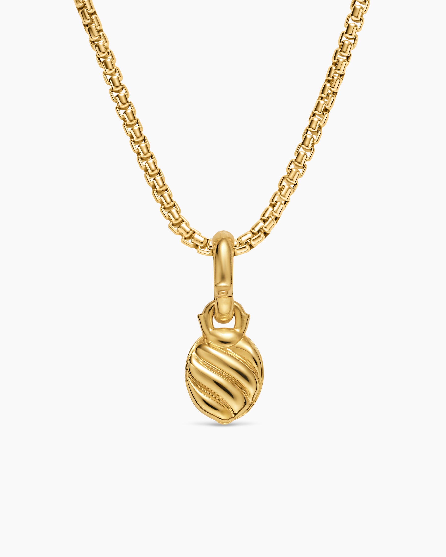 Ladybug Amulet in 18K Yellow Gold with Rubies and Black Diamonds, 12.7mm - Image 4